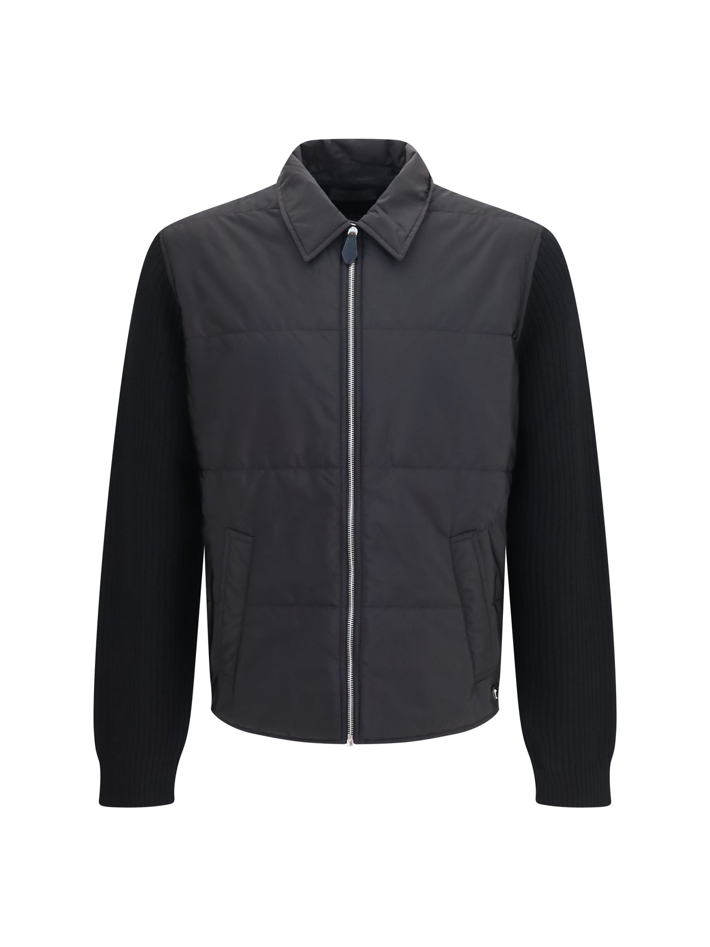 Prada Men Knit Jacket With Padded Front PRADA