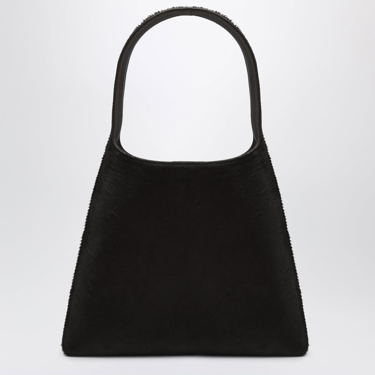 Alaia Chocolate Brown Leather Mini Hobo Bag Women ALAIA