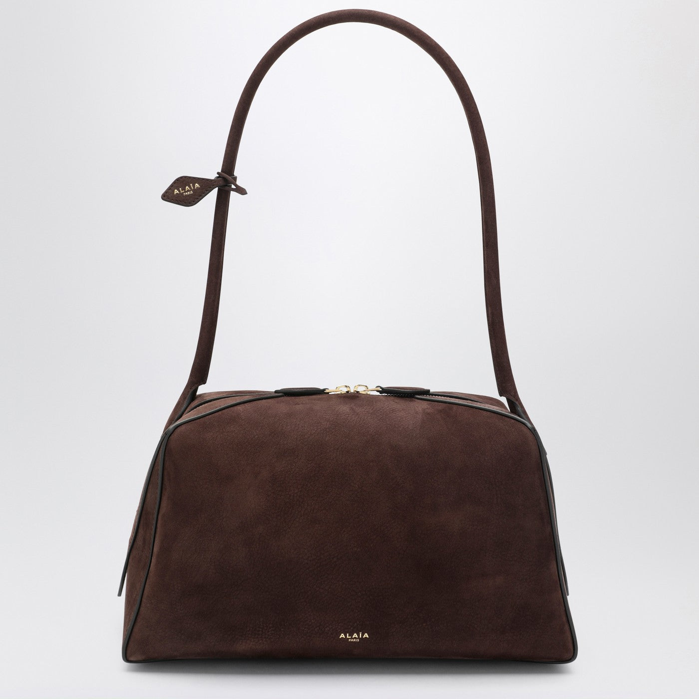 Alaia Le Bouledogue Bag In Brown Nubuck Women ALAIA