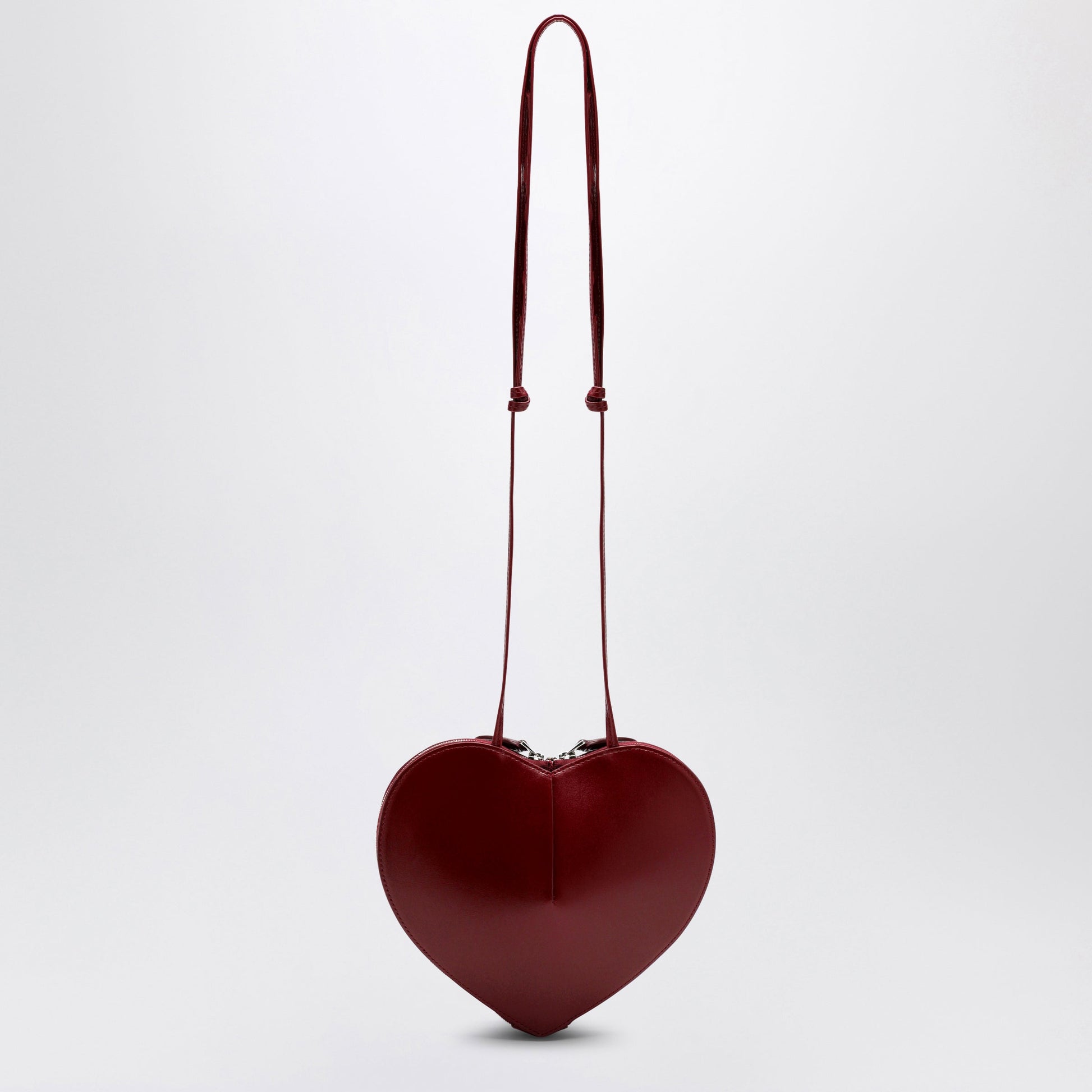 Alaia Le Coeur Bordeaux Leather Bag Women ALAIA