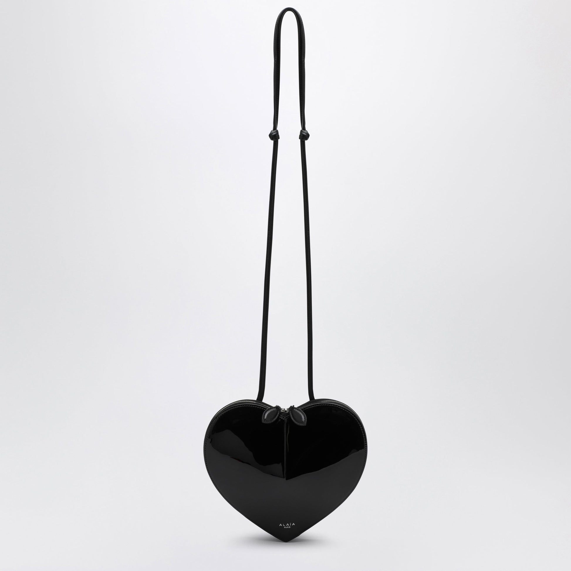 Alaia Le Coeur Black Patent Leather Bag Women ALAIA
