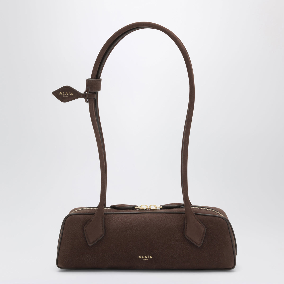 Alaia Le Teckel Small Brown Nubuck Bag Women ALAIA