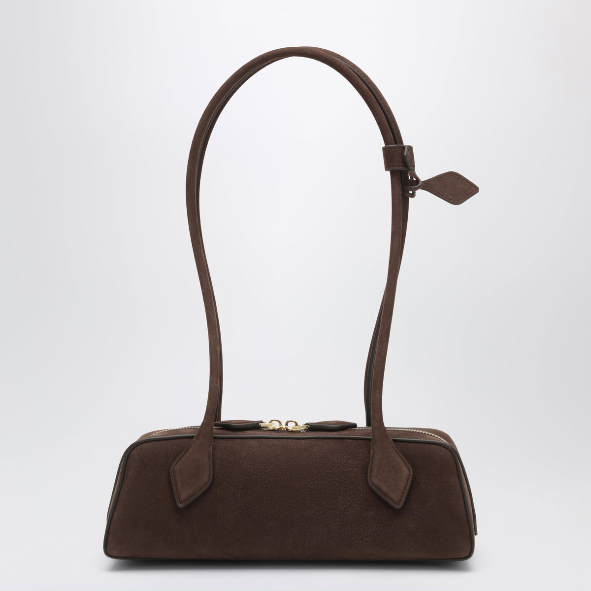 Alaia Le Teckel Small Brown Nubuck Bag Women ALAIA