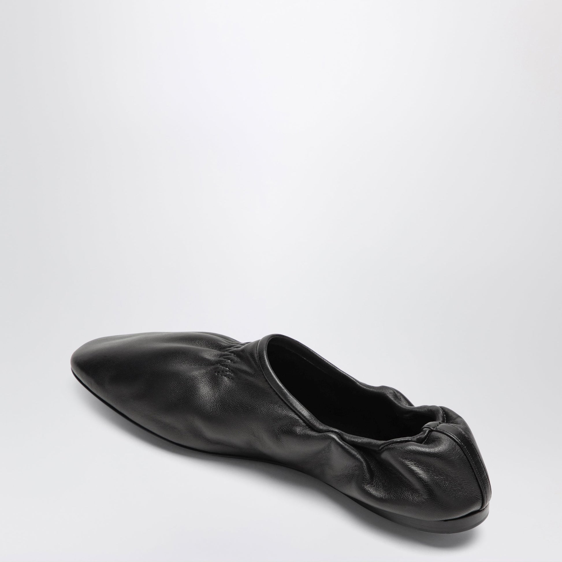 Alaia Soft Slippers In Black Leather Women ALAIA