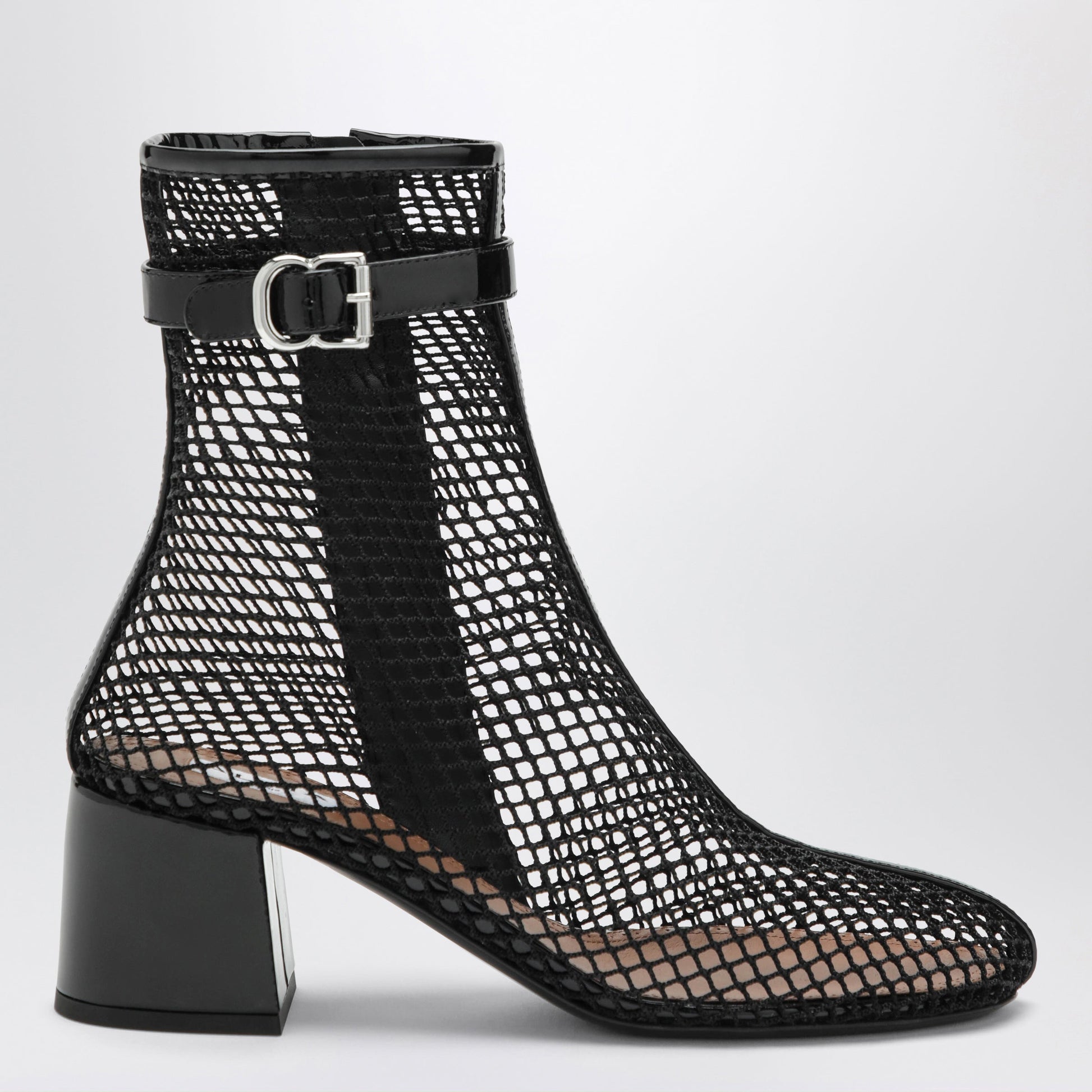 Alaia 55 Mesh Boots In Black Women ALAIA