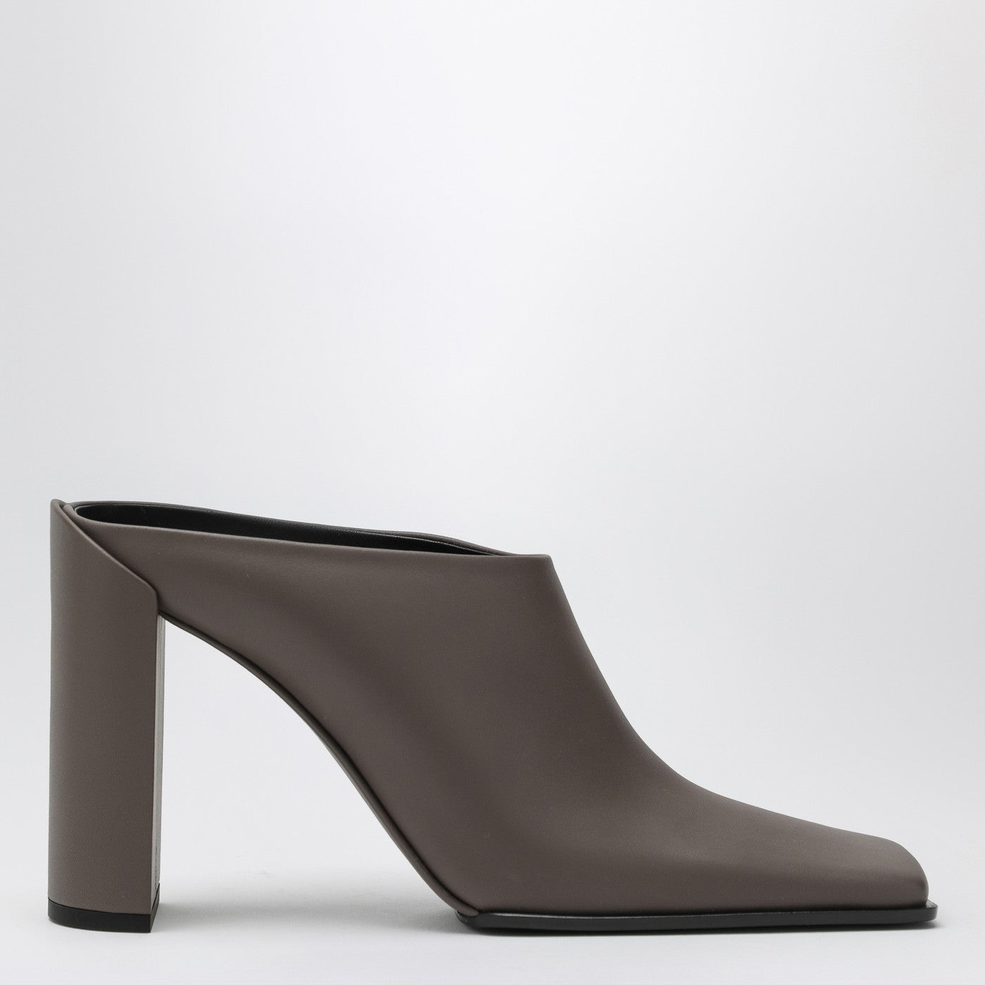 Alaia Square-Toe Mule In Taupe Grey Women ALAIA