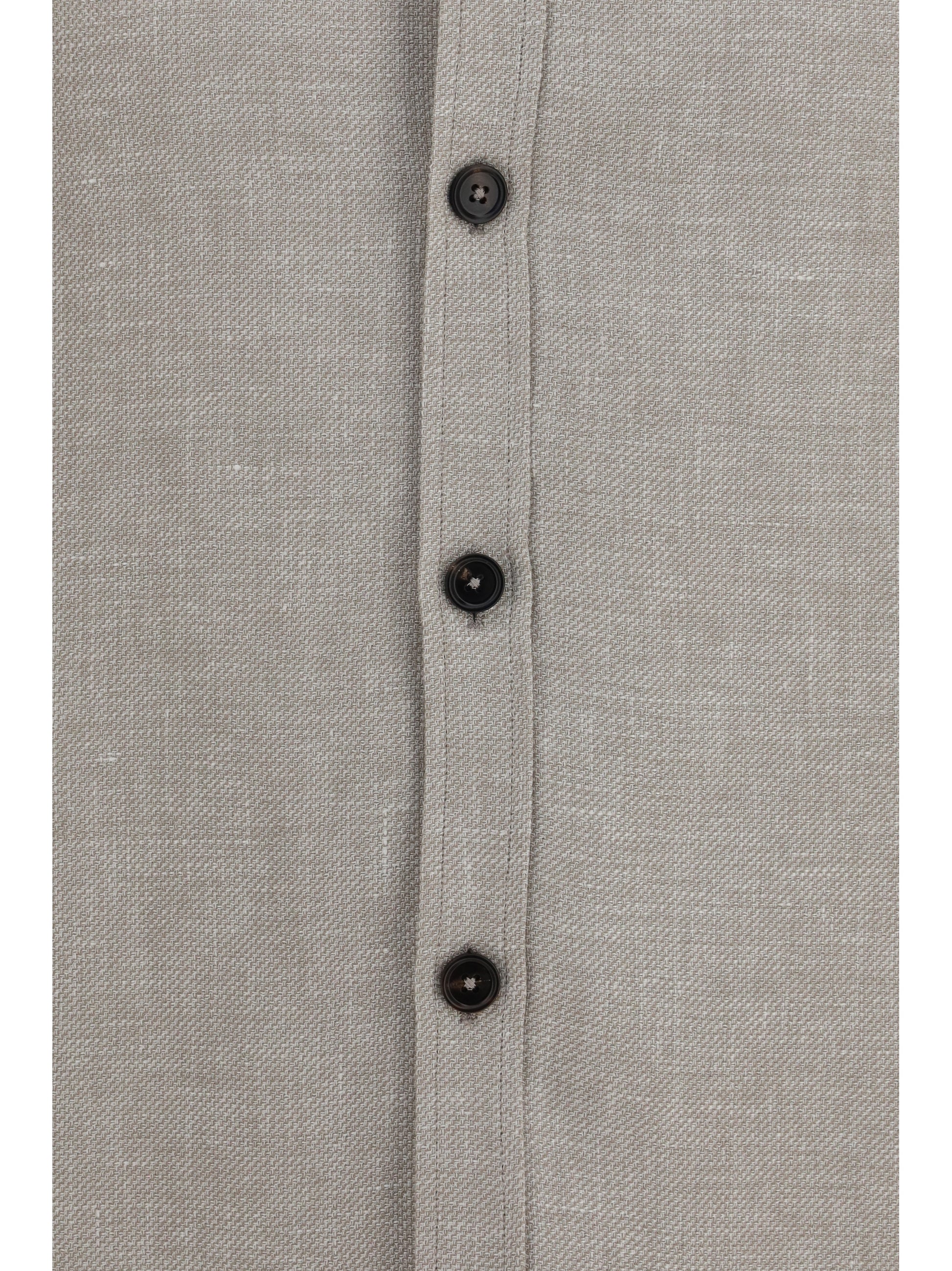 Zegna Men Cashmere, Linen, And Silk Overshirt ZEGNA