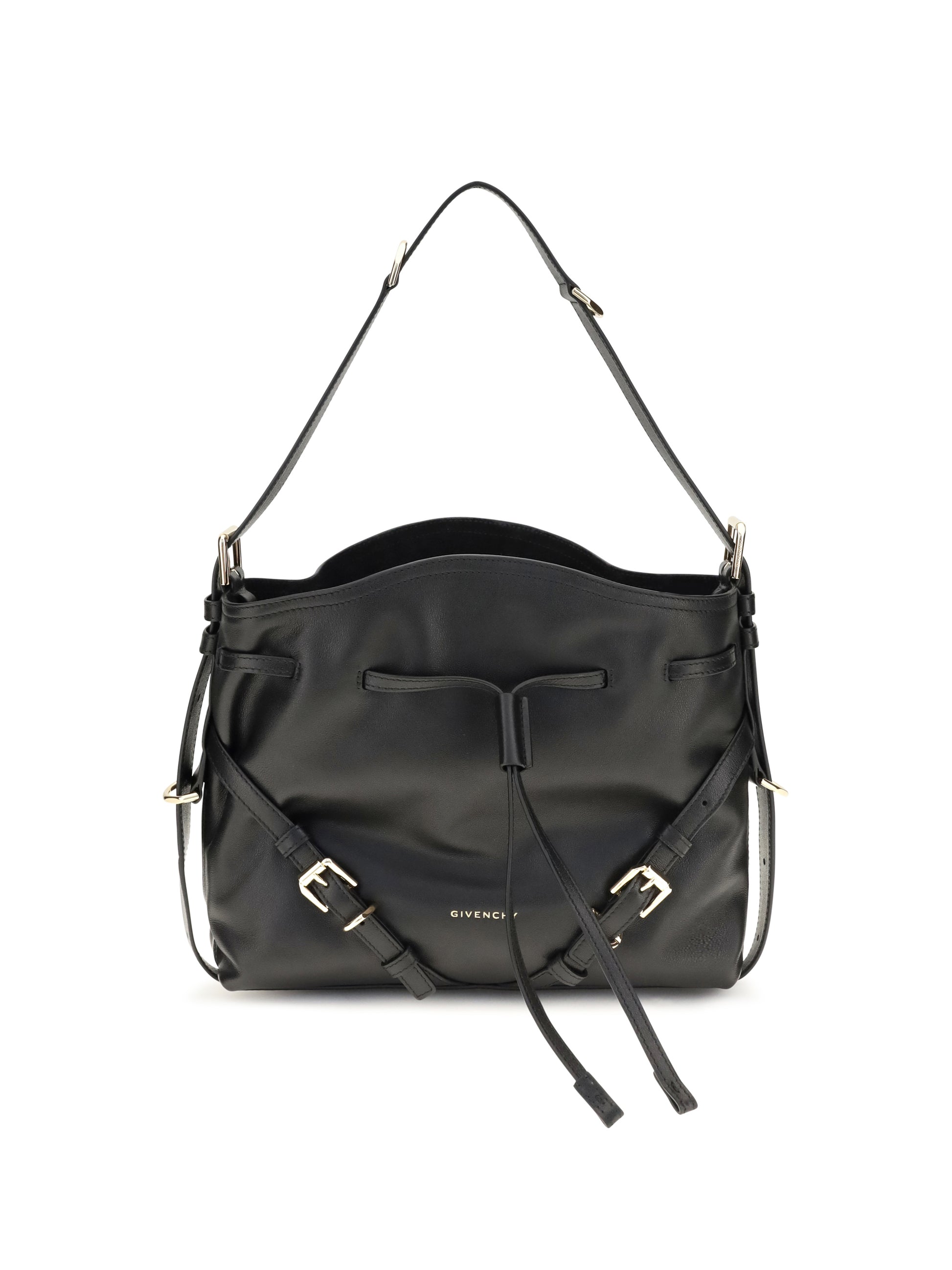 Givenchy Women Small Voyou Bucket Handbag In Glossy Leather GIVENCHY