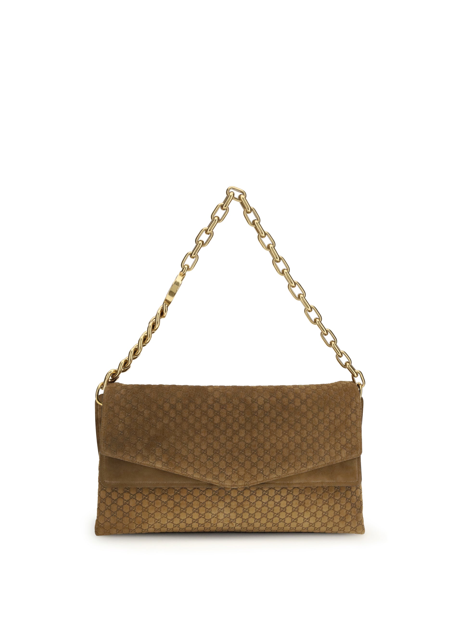 Gucci Women Large Suede Shoulder Bag GUCCI