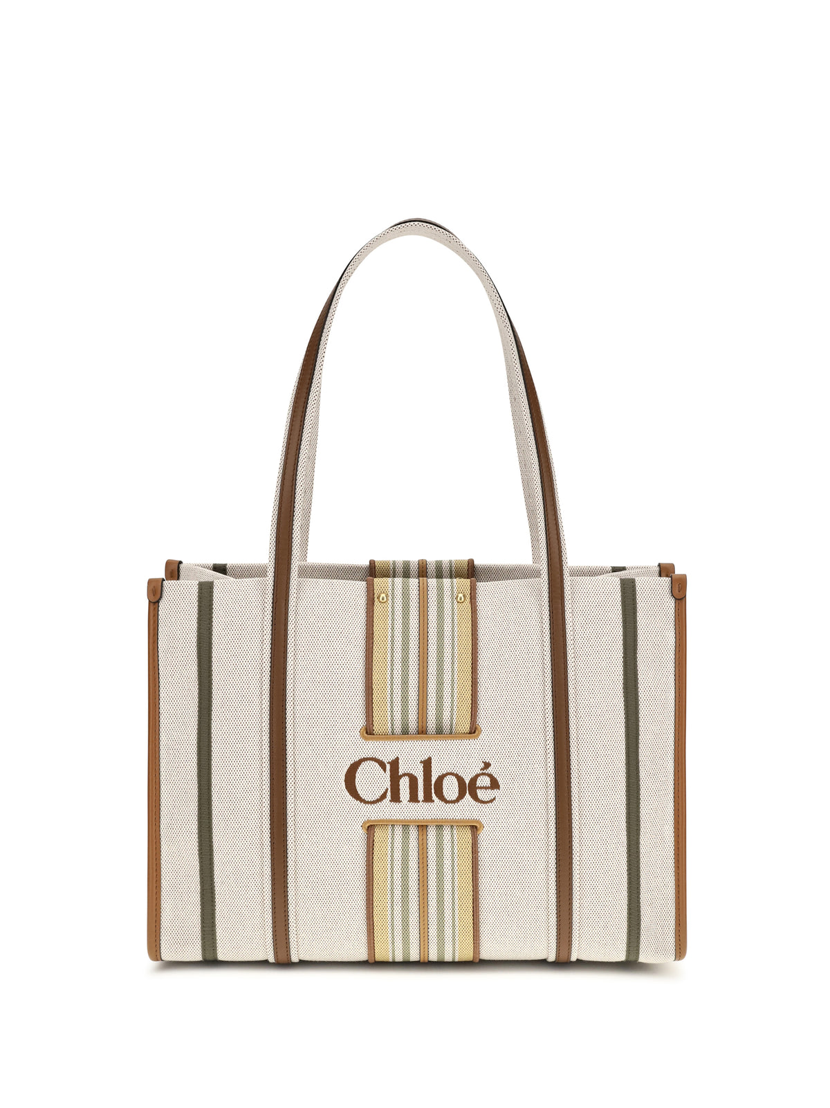 Chloé Women Woody Loop Canvas Tote Bag CHLOE