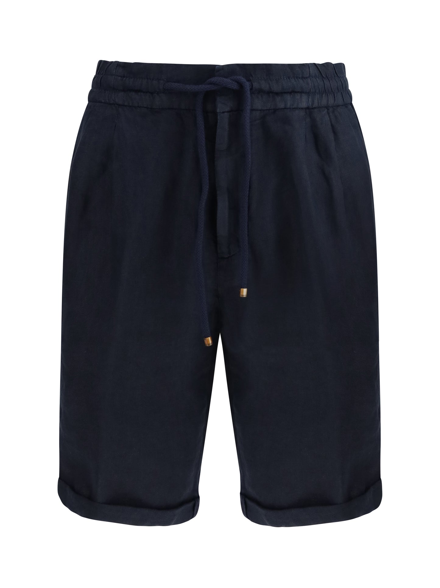 Brunello Cucinelli Men Linen Dyed Shorts BRUNELLO CUCINELLI