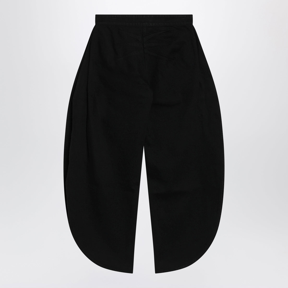 Alaia Black Cotton Balloon Trousers Women ALAIA