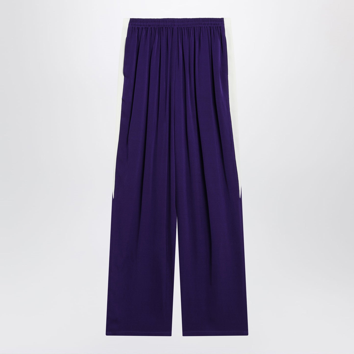 Alaia Violet Straight-Leg Viscose Cady Trousers Women ALAIA