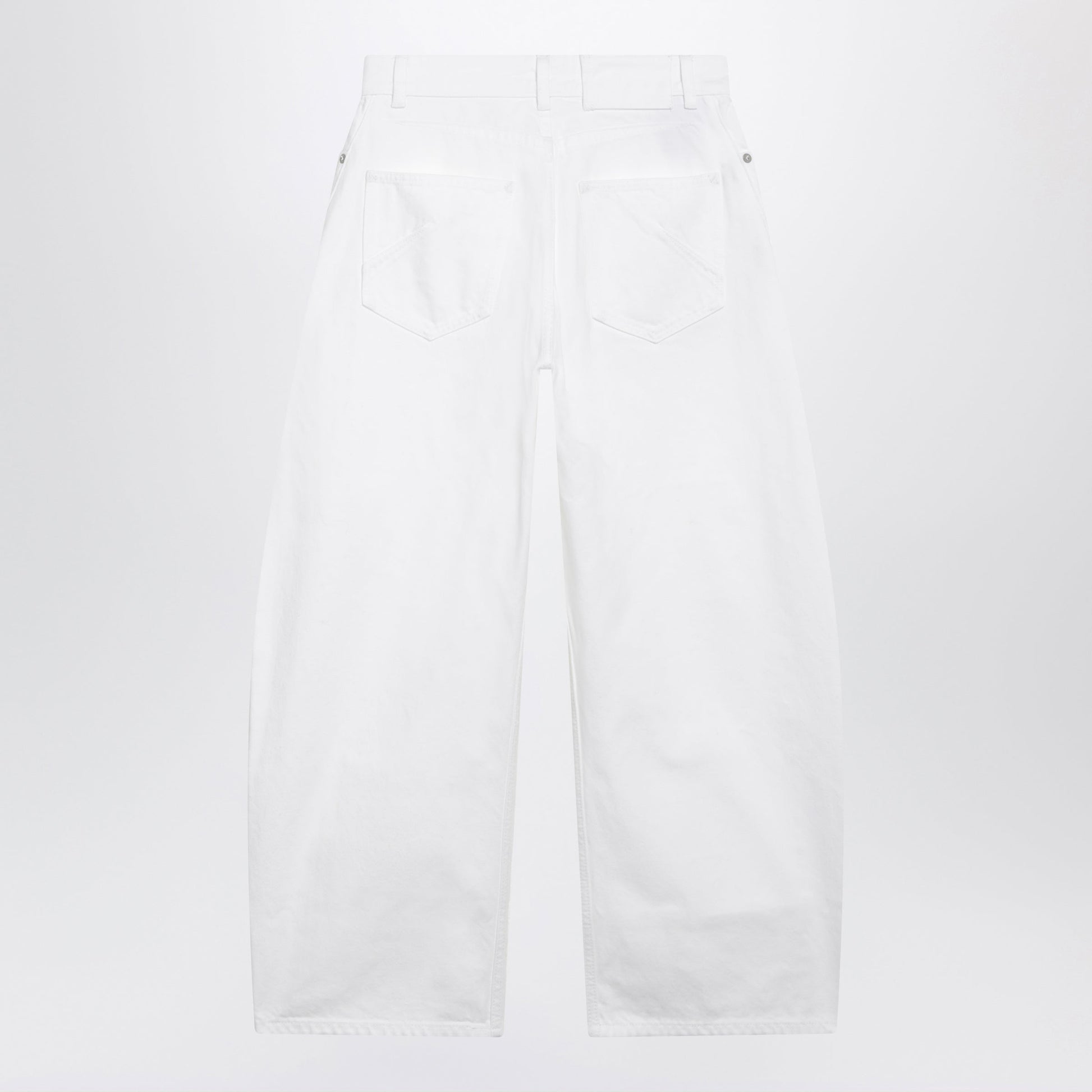 Alaia White Rodeo Denim Trousers Women ALAIA