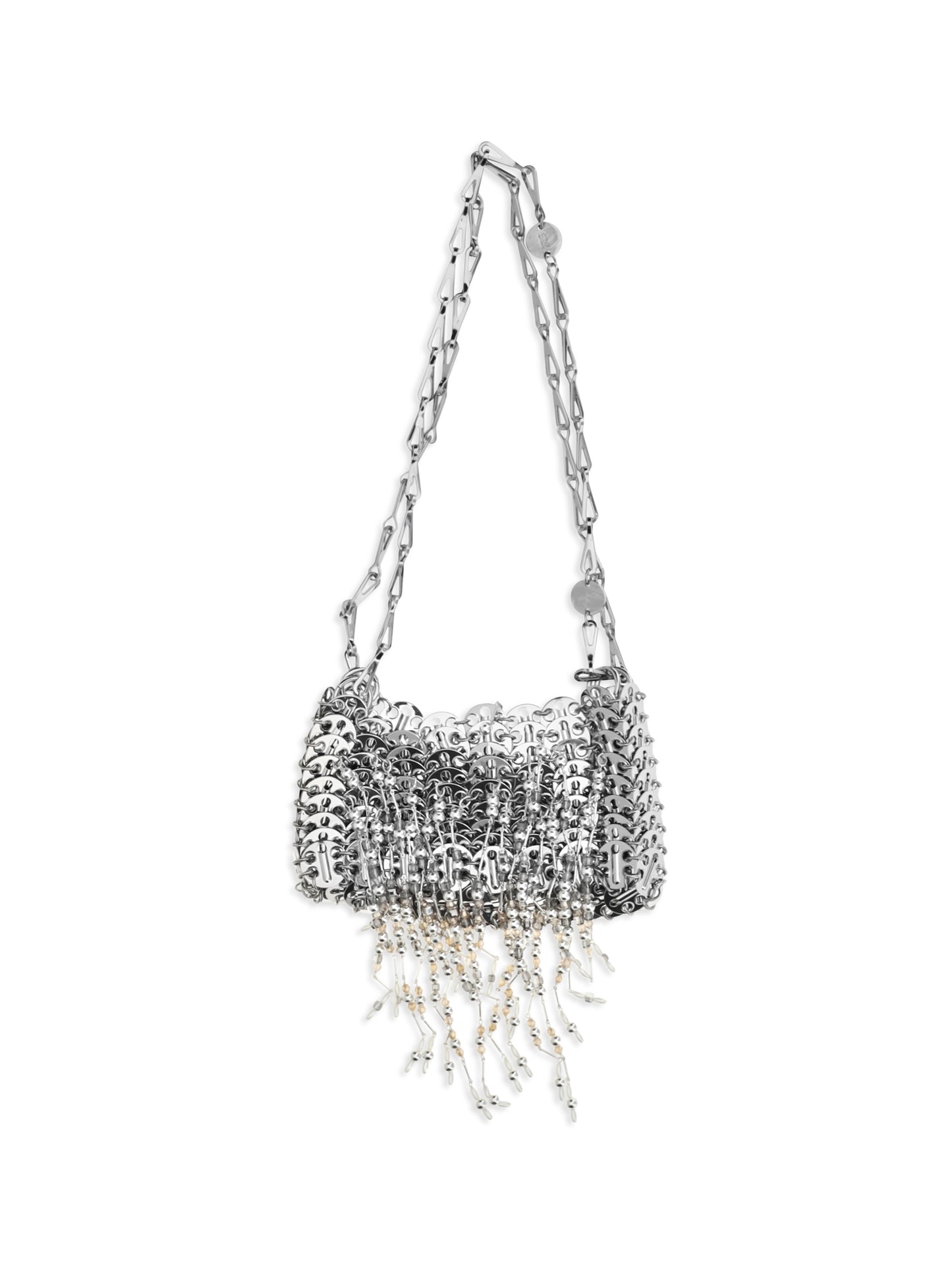 Rabanne Women Nano 1969 Pearl Fringe Shoulder Bag PACO RABANNE