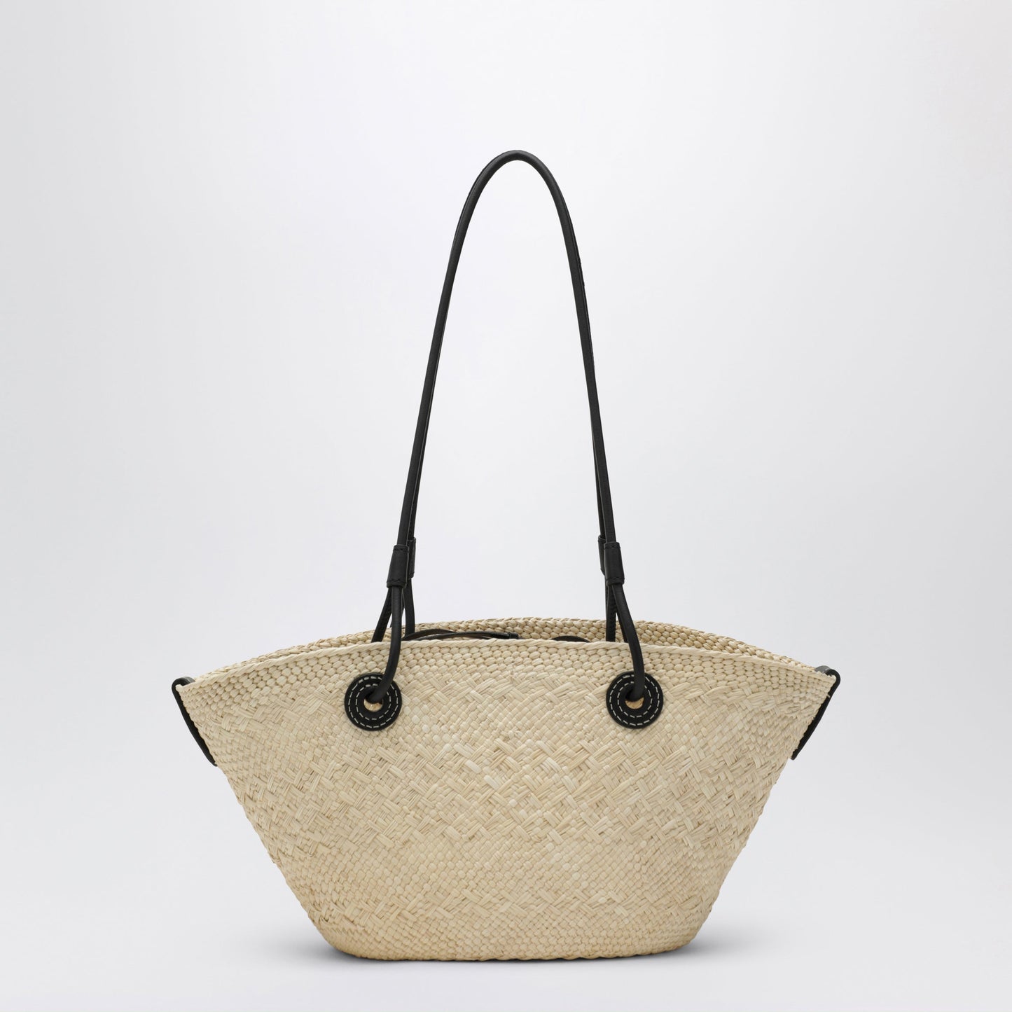 Loewe Small Anagram Basket Bag In Natural/Black Women LOEWE