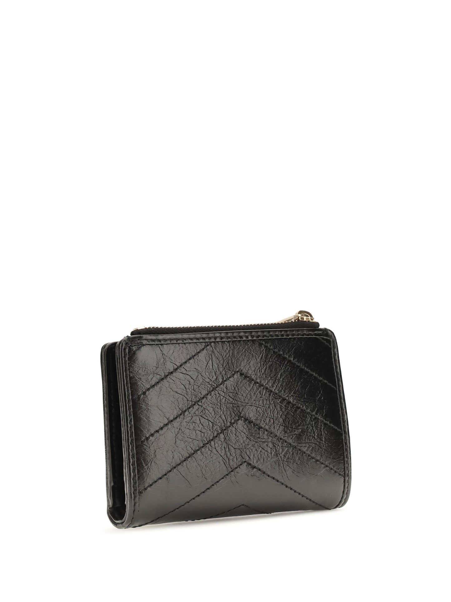 Saint Laurent Women Niki Vintage Leather Bifold Wallet SAINT LAURENT
