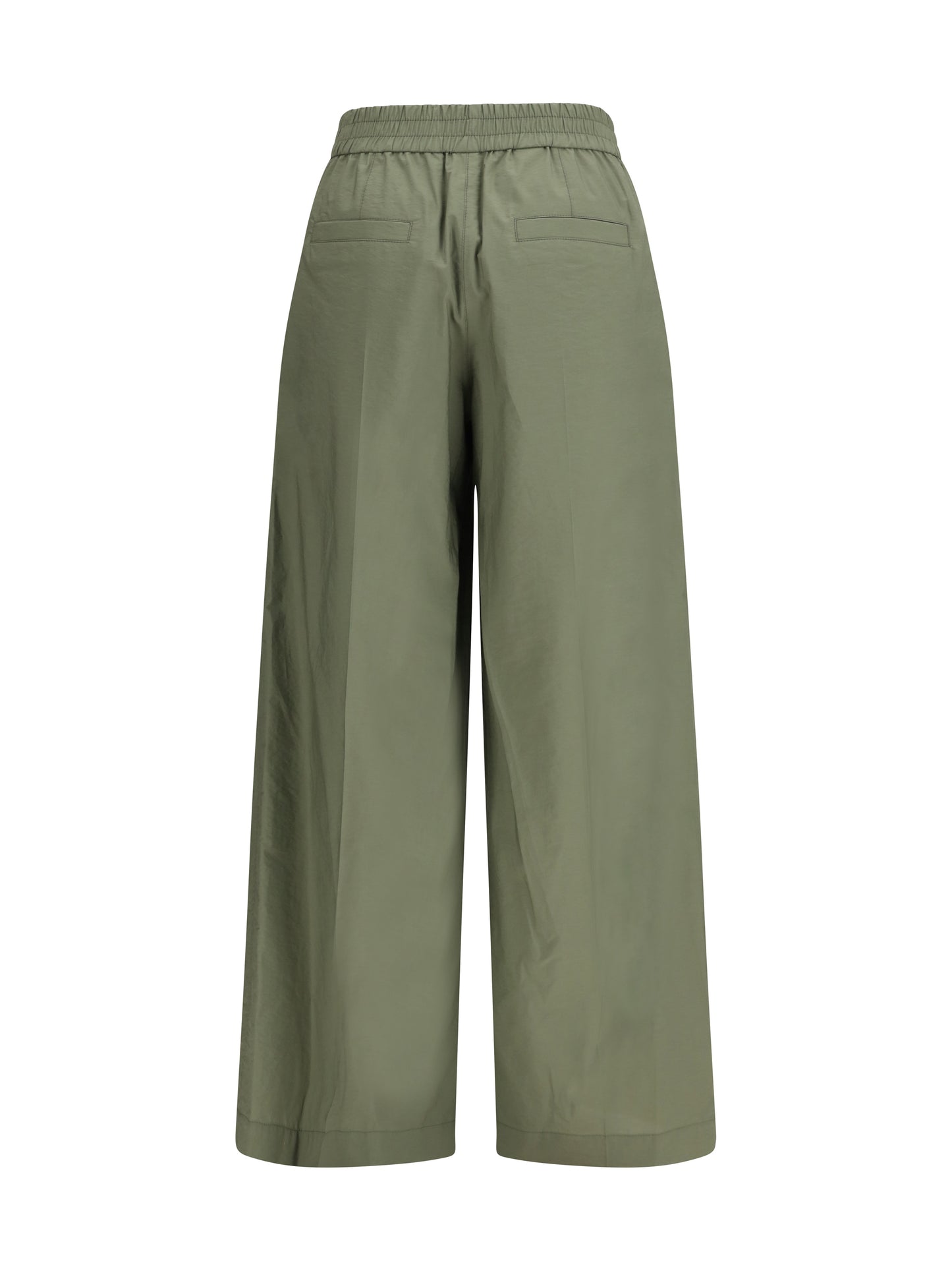 Brunello Cucinelli Women Mixed Cotton Pants BRUNELLO CUCINELLI