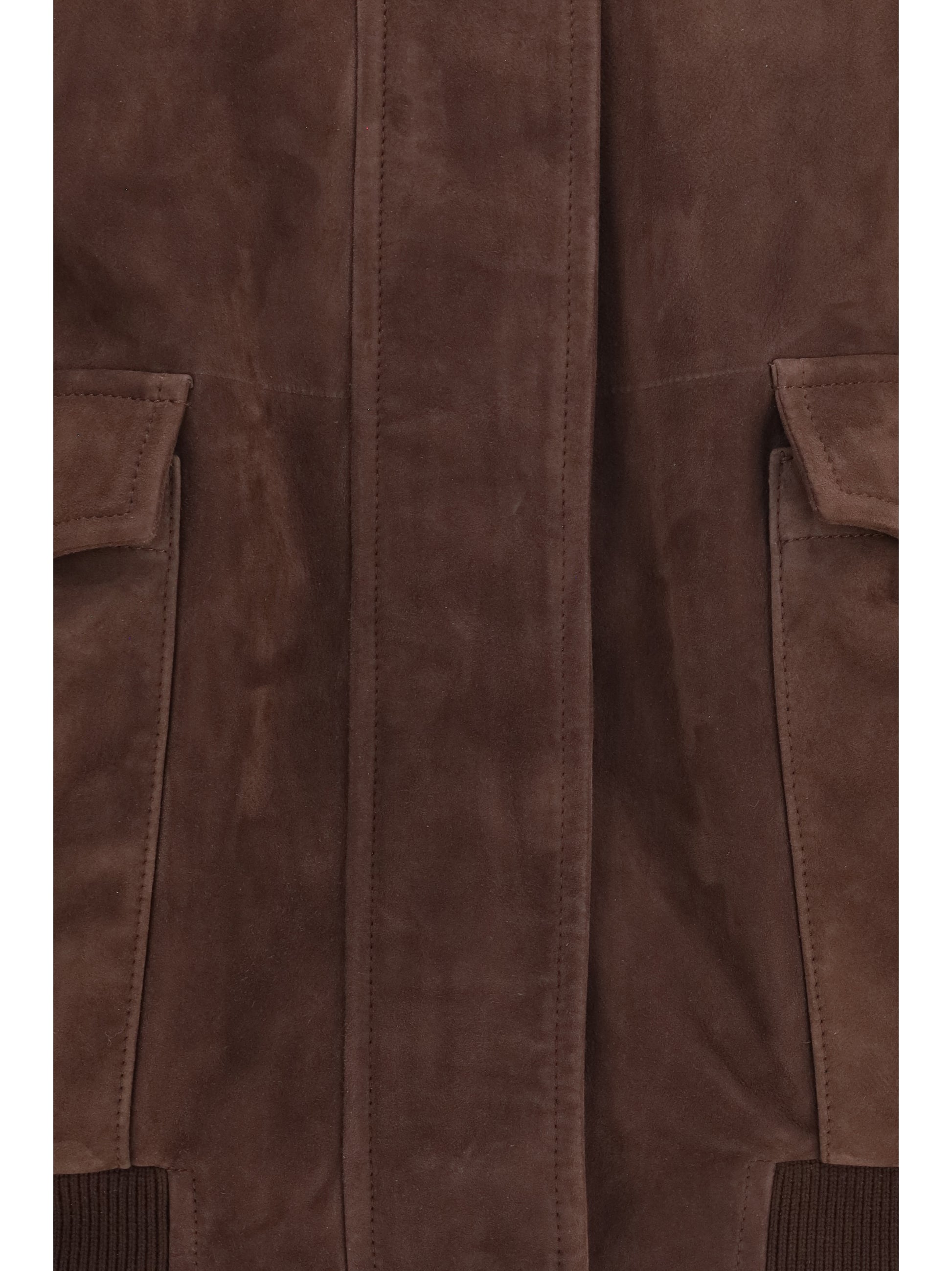 Loewe Women Suede Goatskin Bomber Jacket LOEWE