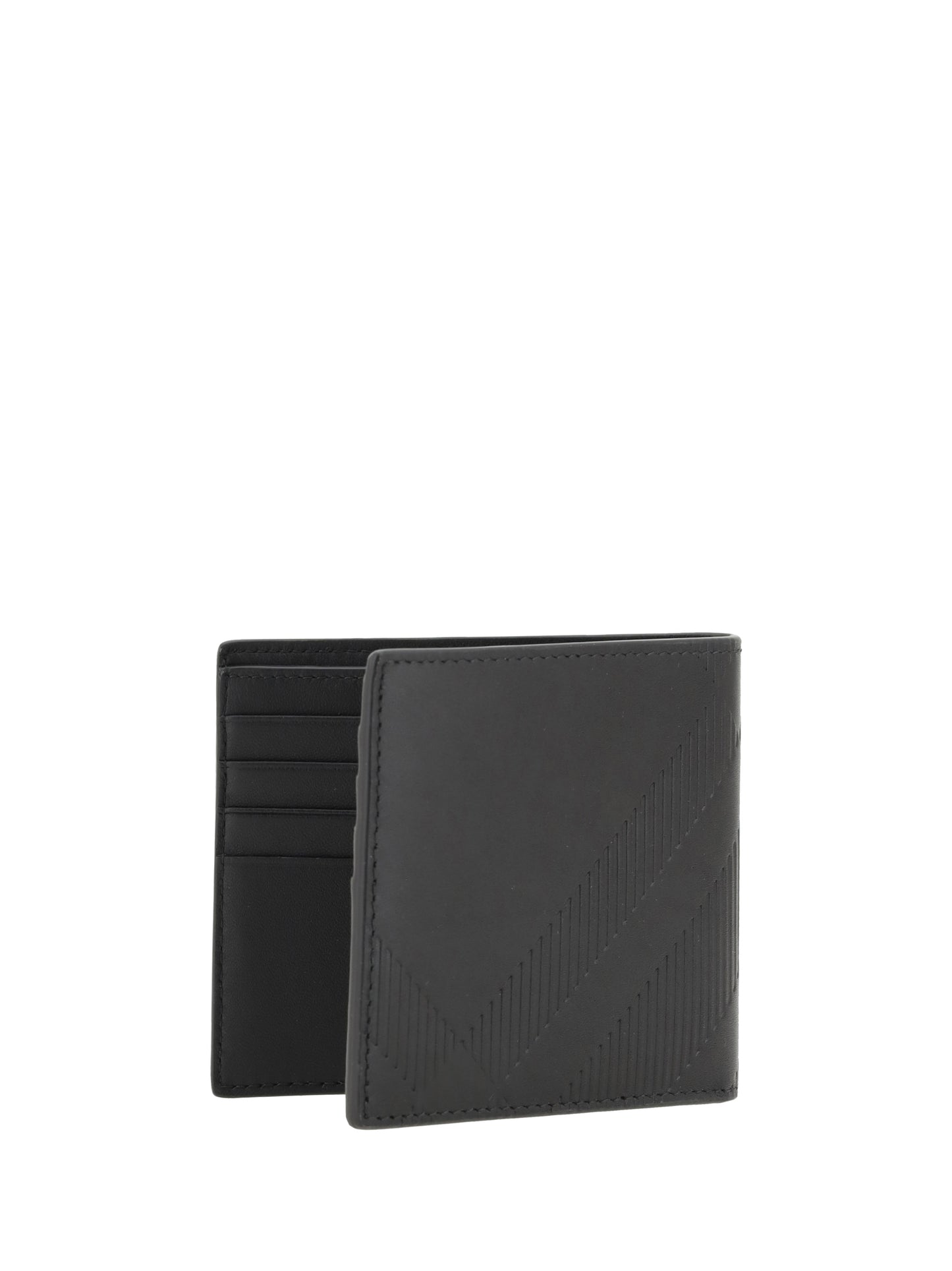 Burberry Men Leather Check Wallet BURBERRY