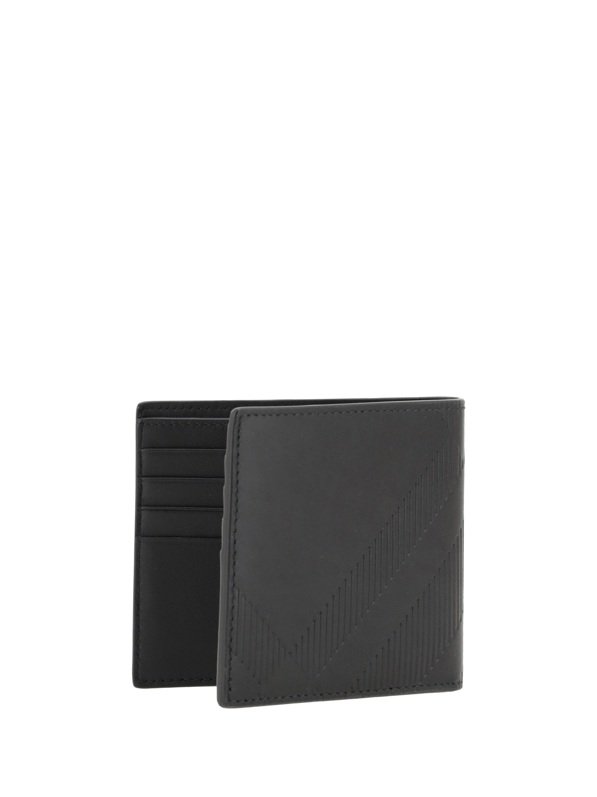 Burberry Men Leather Check Wallet BURBERRY