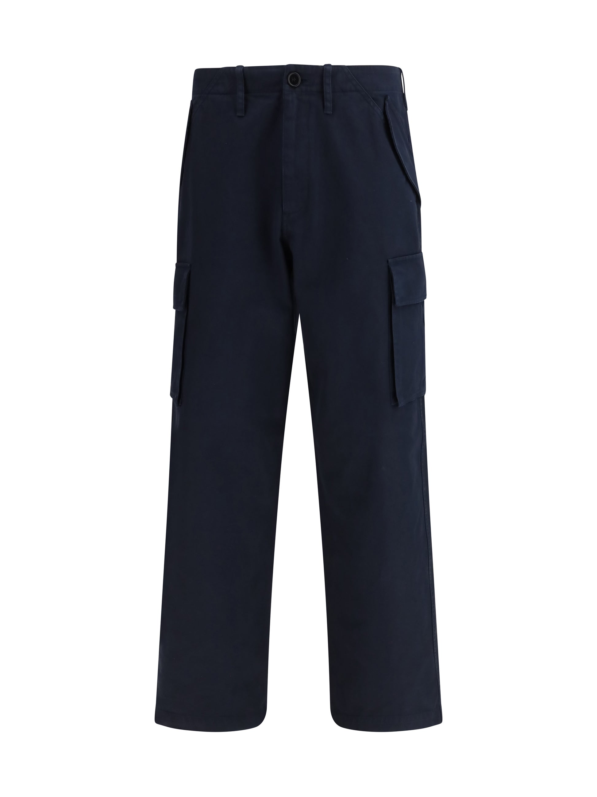 Burberry Men Cotton Cargo Trousers BURBERRY