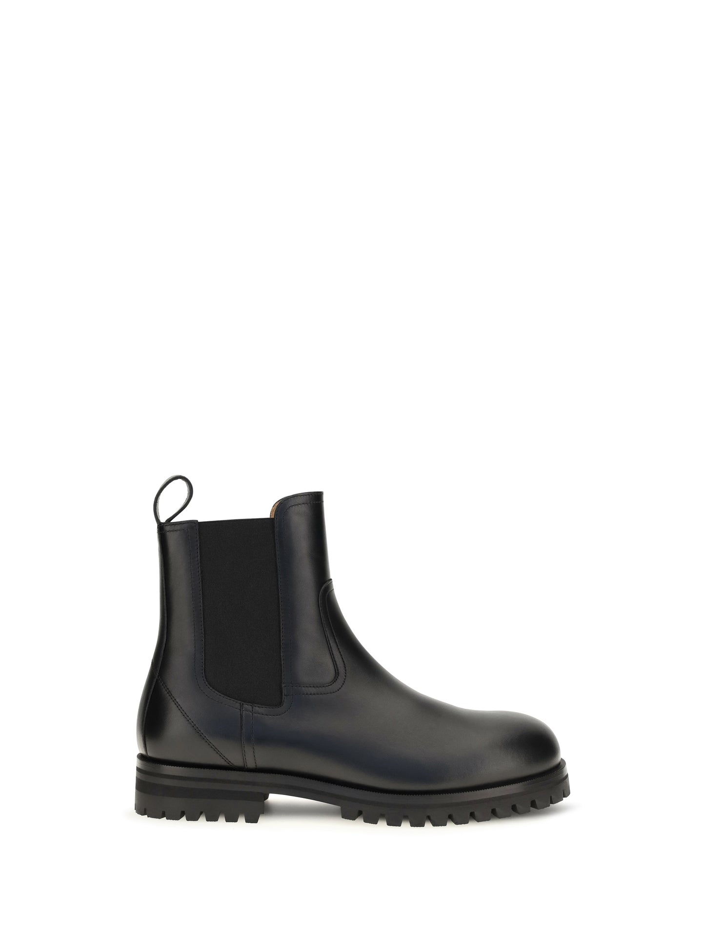 Loro Piana Men Kent Leather Ankle Boots LORO PIANA