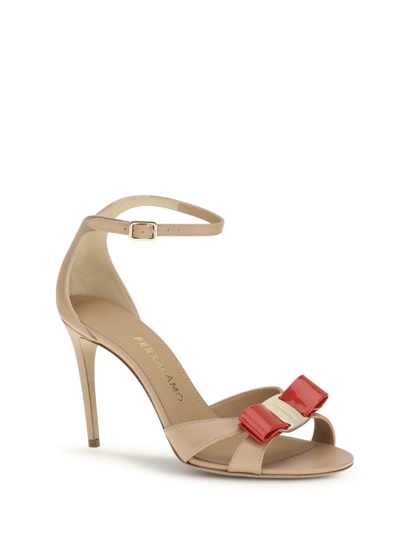 Ferragamo Women Vara Sandals With Bow FERRAGAMO