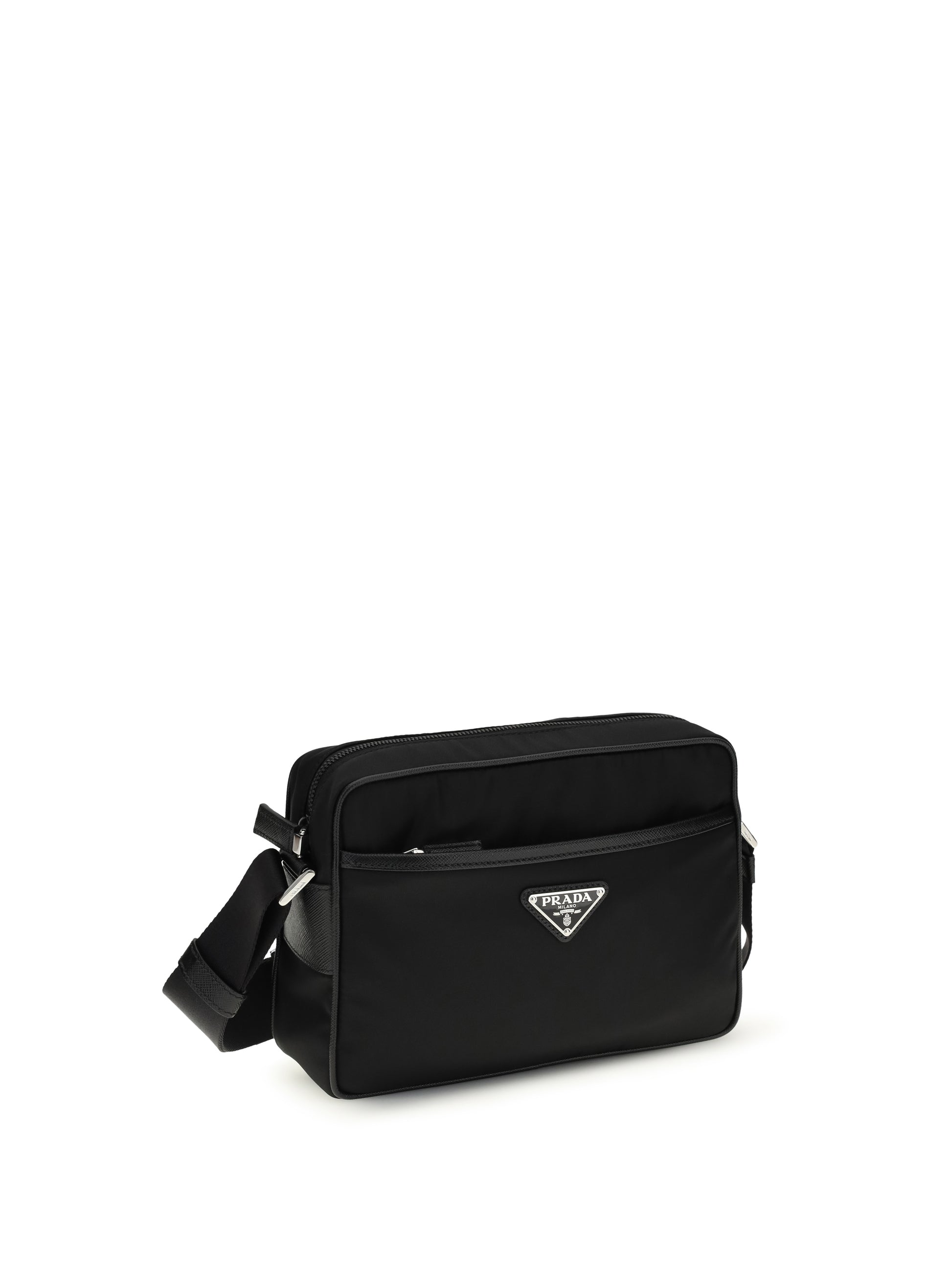 Prada Men Re-Nylon And Saffiano Shoulder Bag PRADA