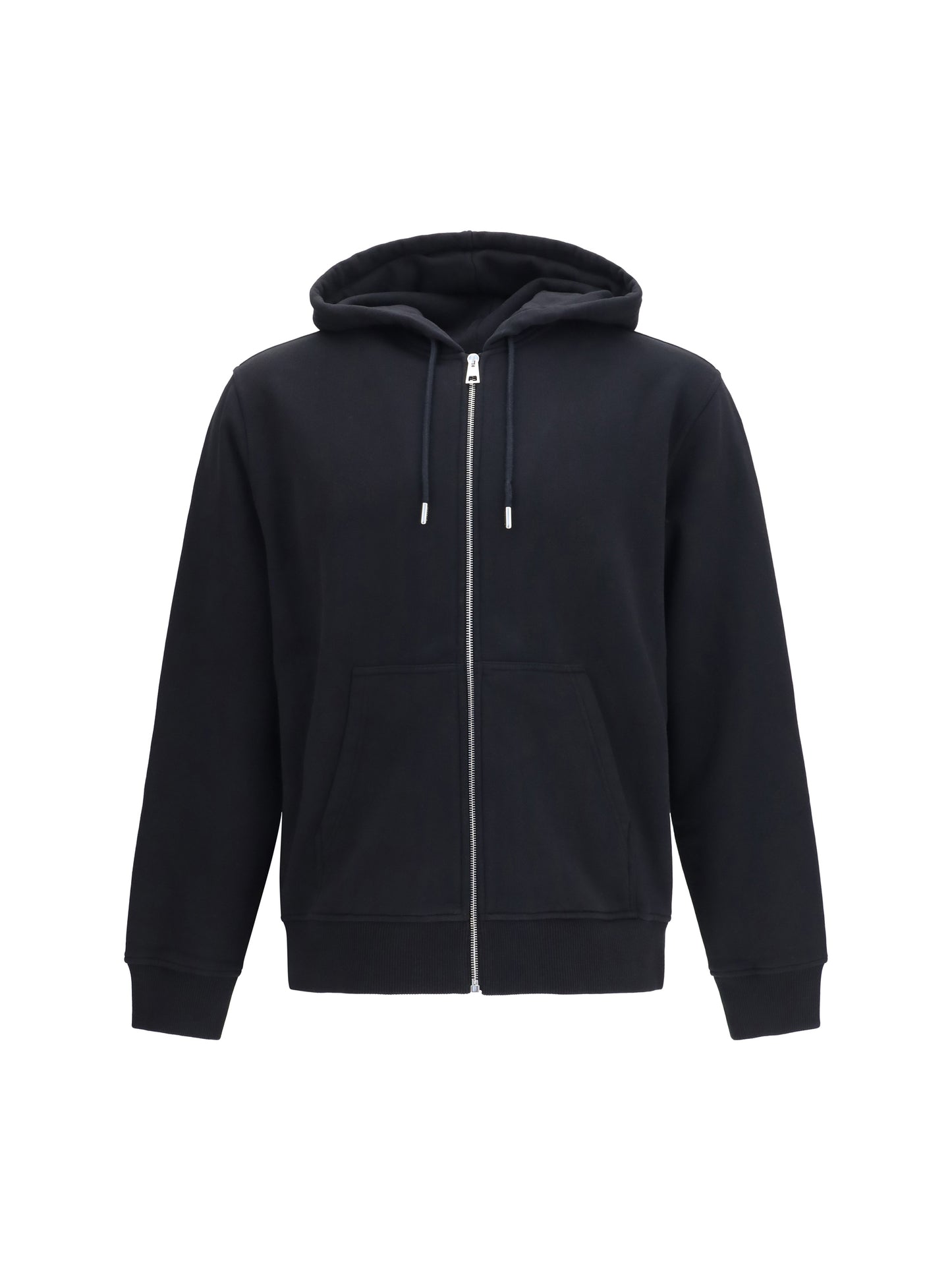 Givenchy Men Photographic Negative Print Fleece Zip Hoodie GIVENCHY