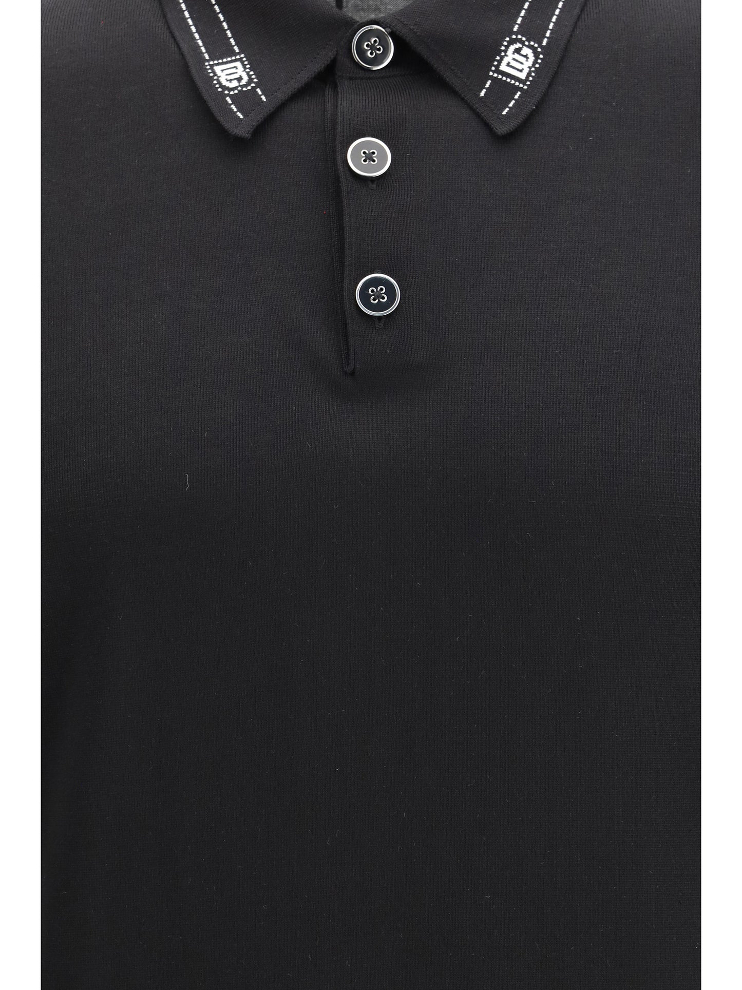 Dolce & Gabbana Men Silk Polo Shirt With Polo Collar And Short Sleeves DOLCE & GABBANA