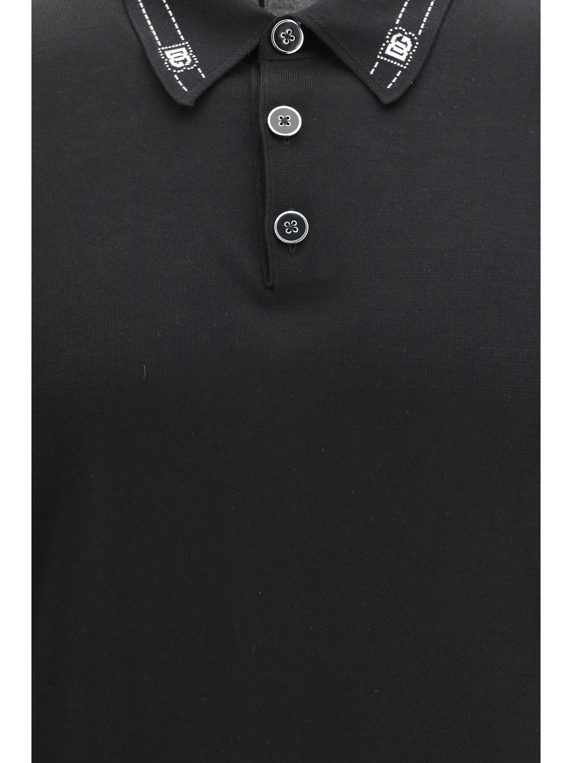 Dolce & Gabbana Men Silk Polo Shirt With Polo Collar And Short Sleeves DOLCE & GABBANA