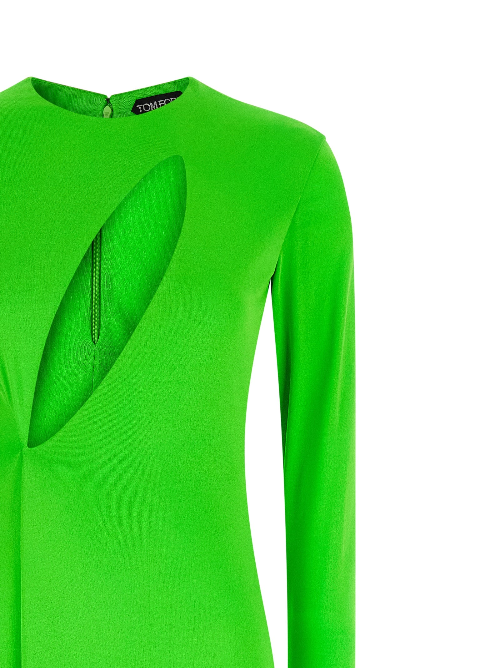 Tom Ford Women 'Long Sleeve Slash Front Evening' Dress TOM FORD