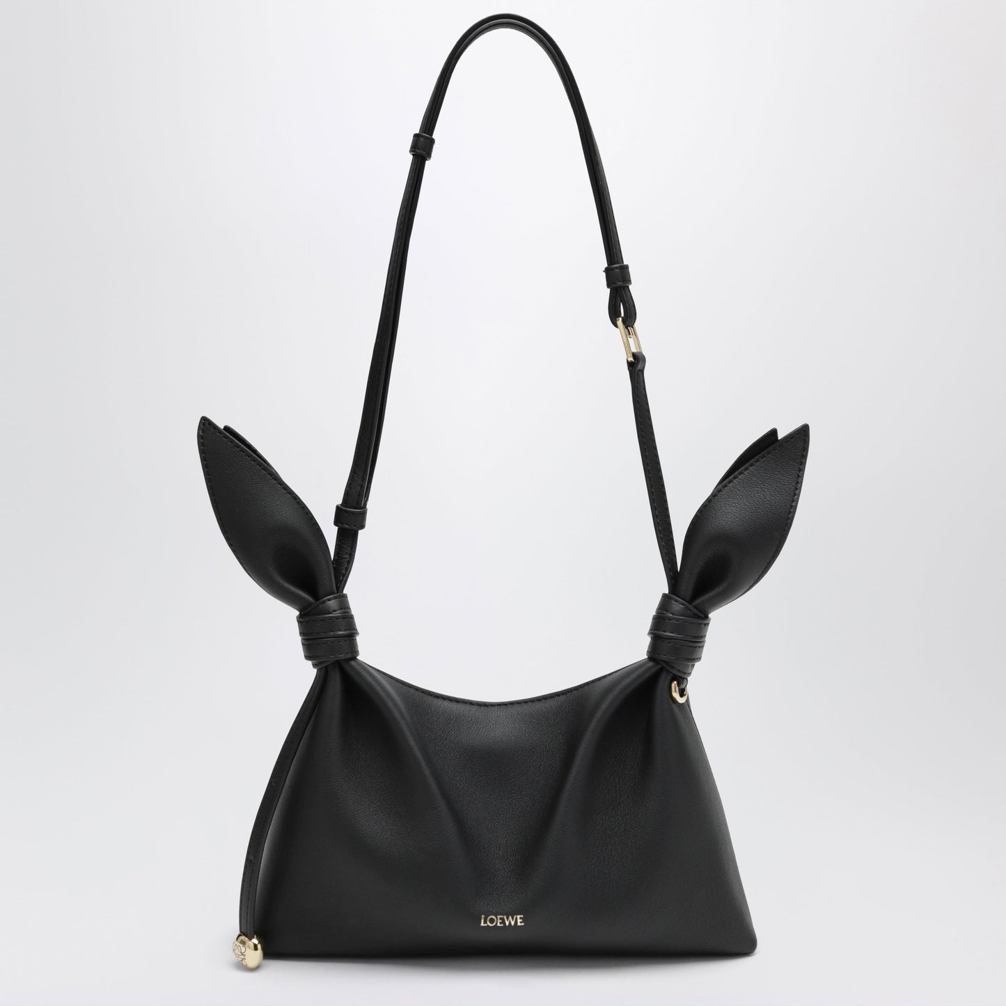Loewe Mini Scarf Bag In Black Smooth Calfskin Women LOEWE