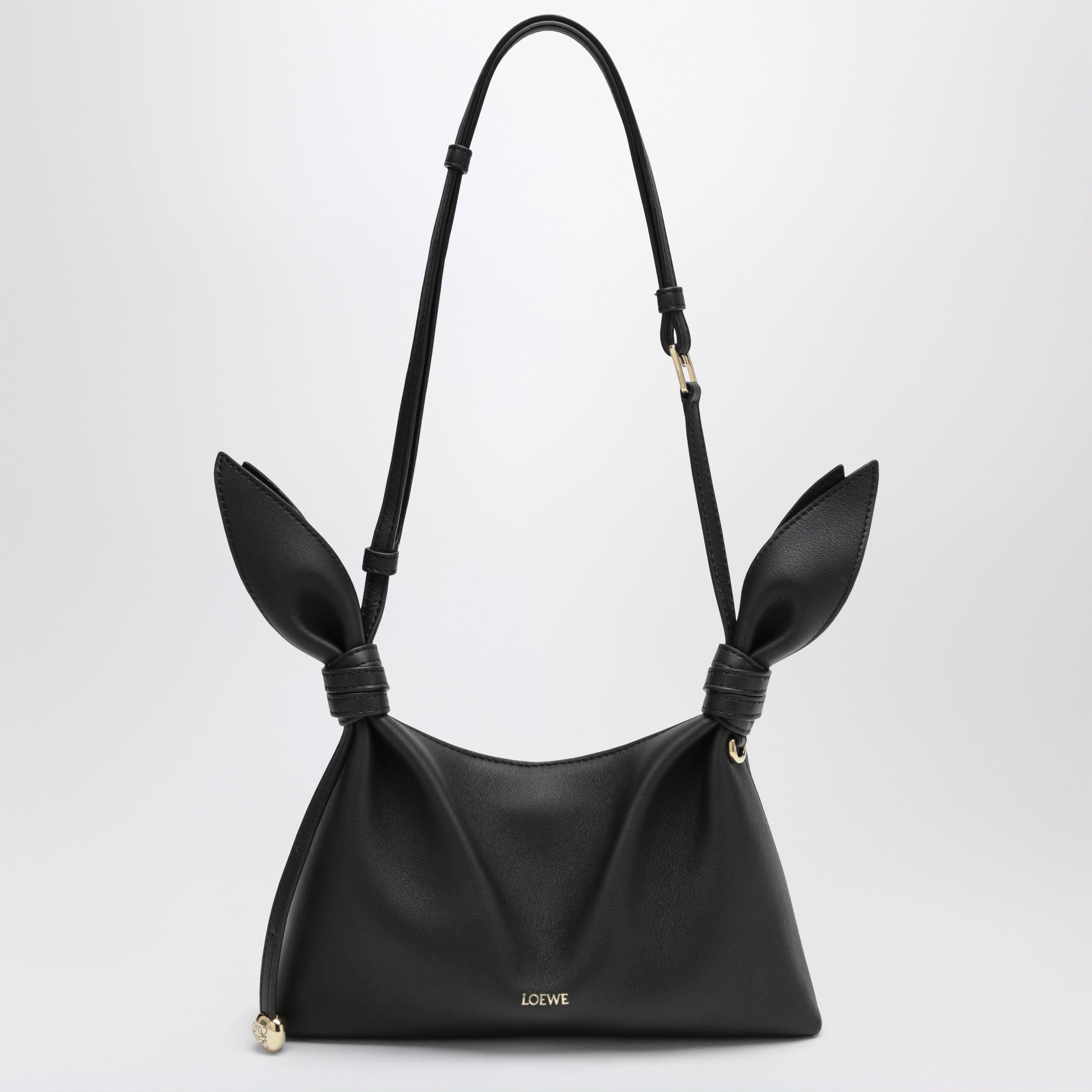 Loewe Mini Scarf Bag In Black Smooth Calfskin Women LOEWE