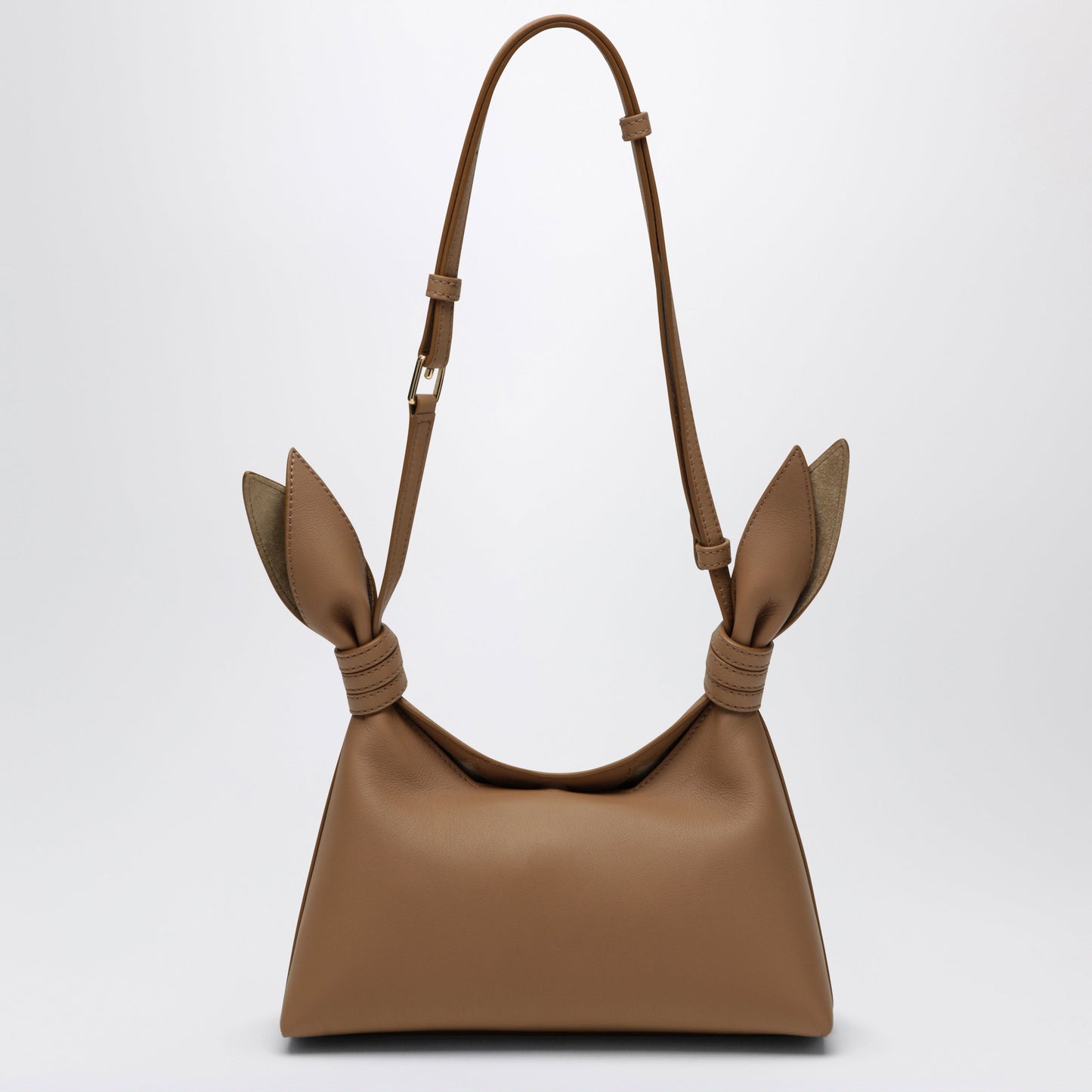 Loewe Scarf Mini Handbag In Smooth Calfskin Mocha Women LOEWE