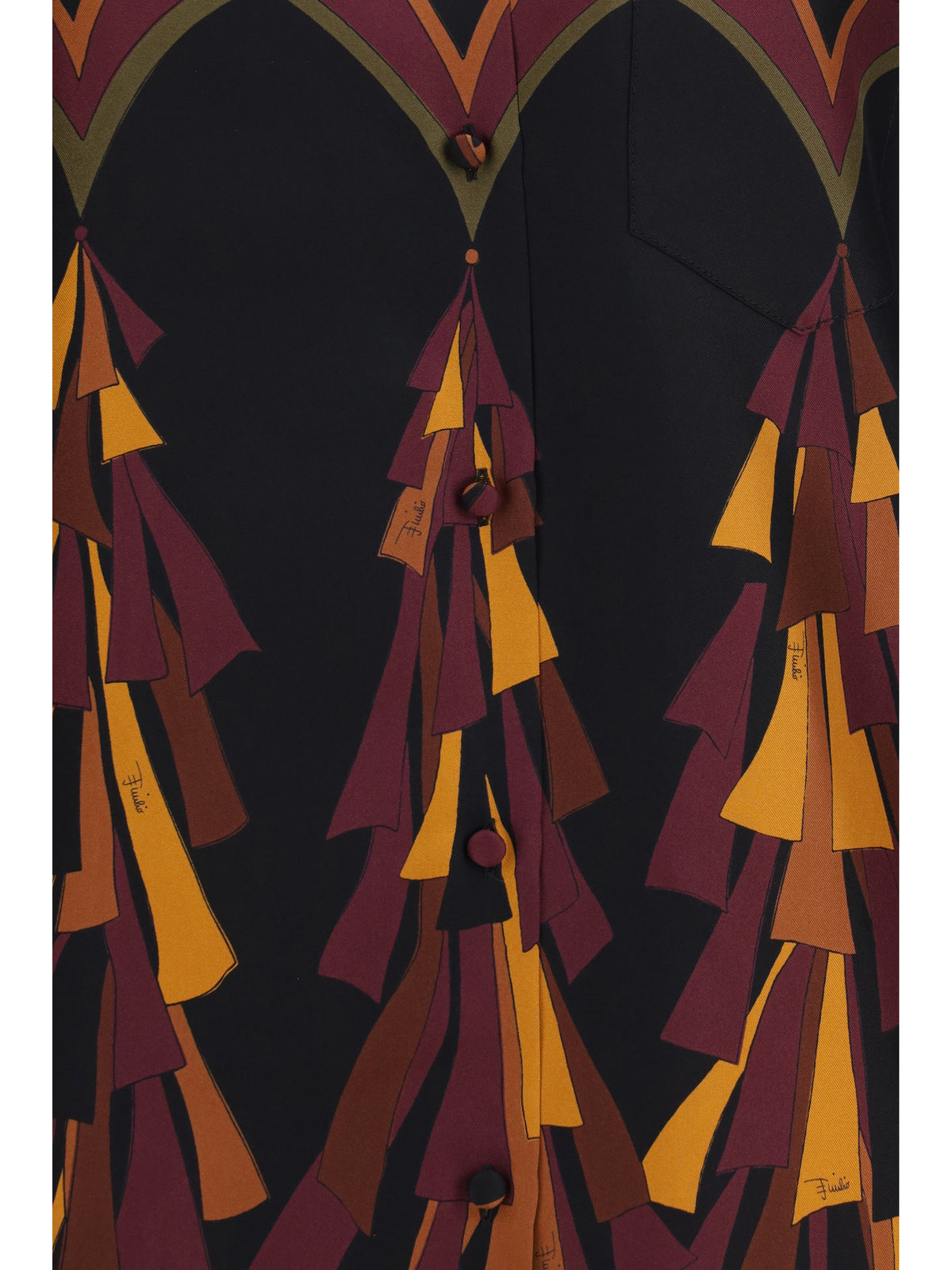 Pucci Women Silk Shirt In Baiadera Print PUCCI