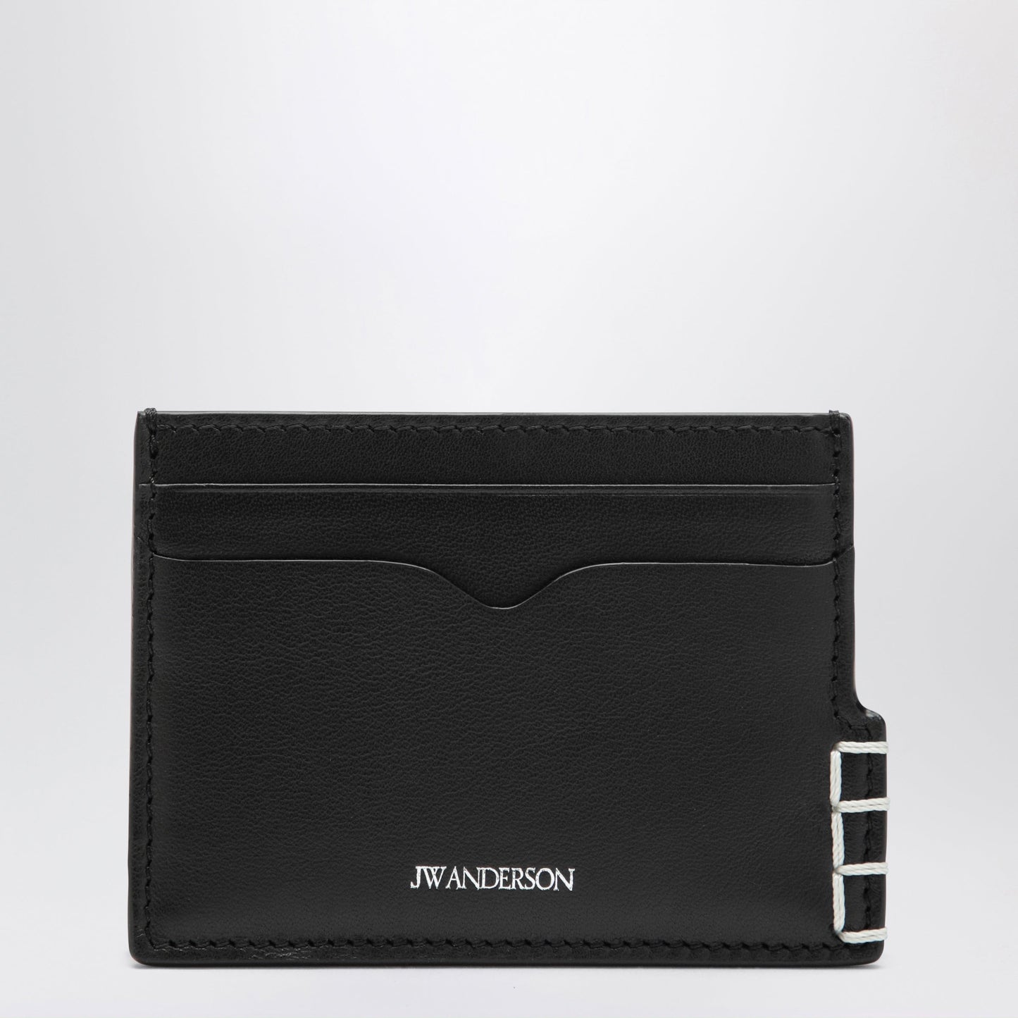 Jw Anderson Loafer Card Holder In Black Leather Men J.W. ANDERSON