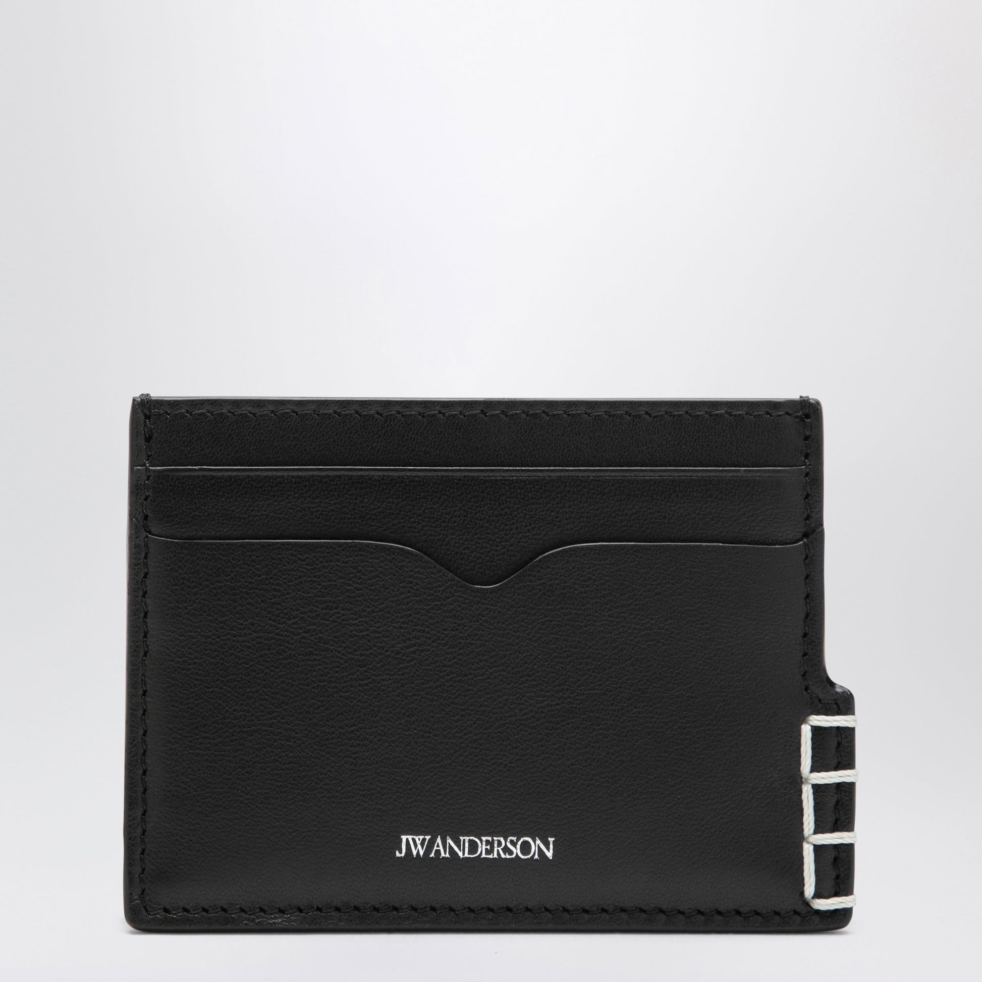 Jw Anderson Loafer Card Holder In Black Leather Men J.W. ANDERSON