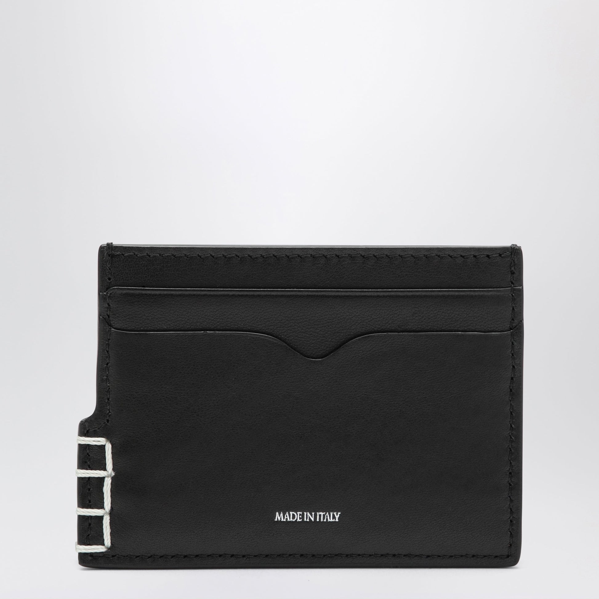 Jw Anderson Loafer Card Holder In Black Leather Men J.W. ANDERSON