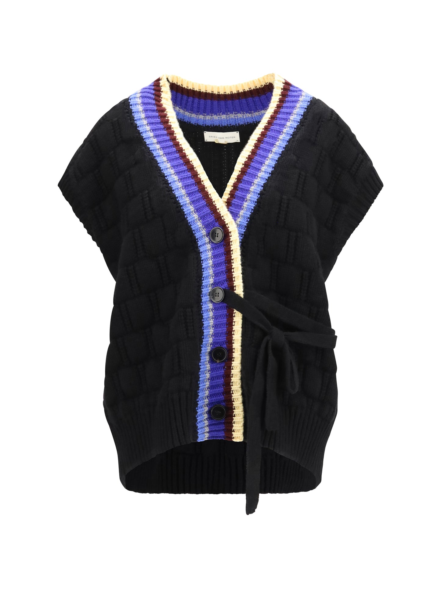 Dries Van Noten Women V-Neck Wool And Cashmere Cardigan DRIES VAN NOTEN