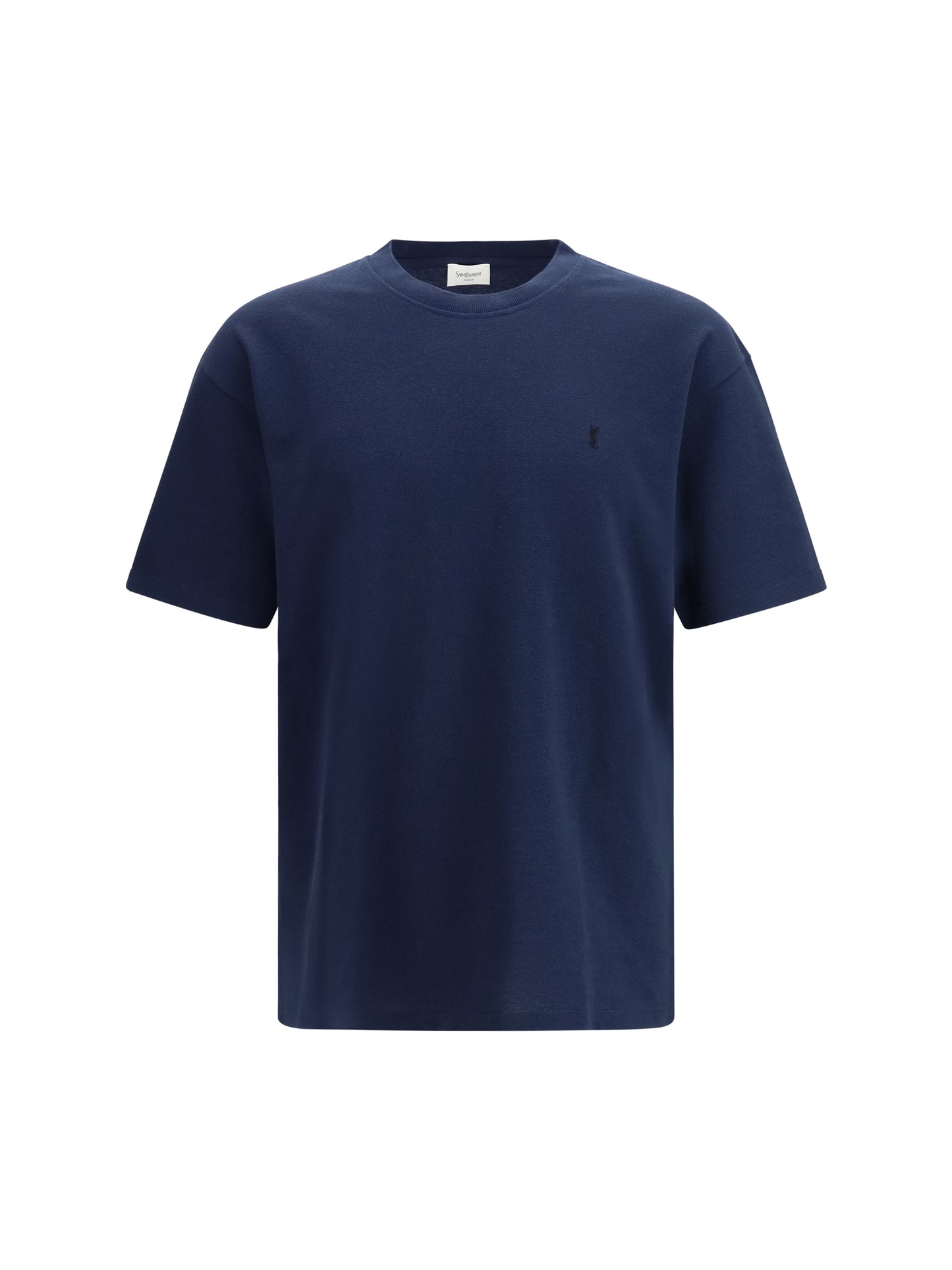Saint Laurent Men Cassandre Piqué T-Shirt SAINT LAURENT