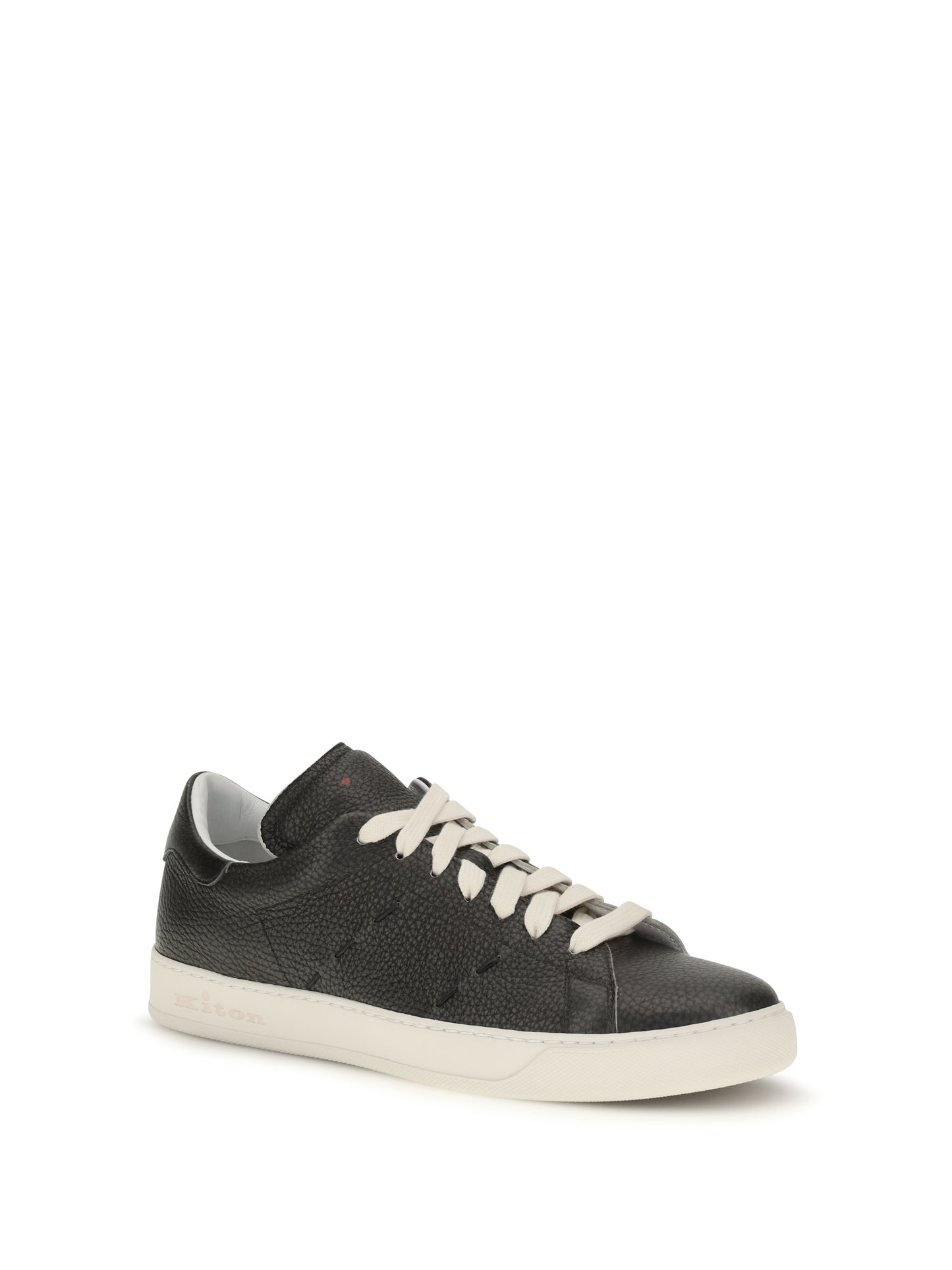 Kiton Men Leather Sneakers