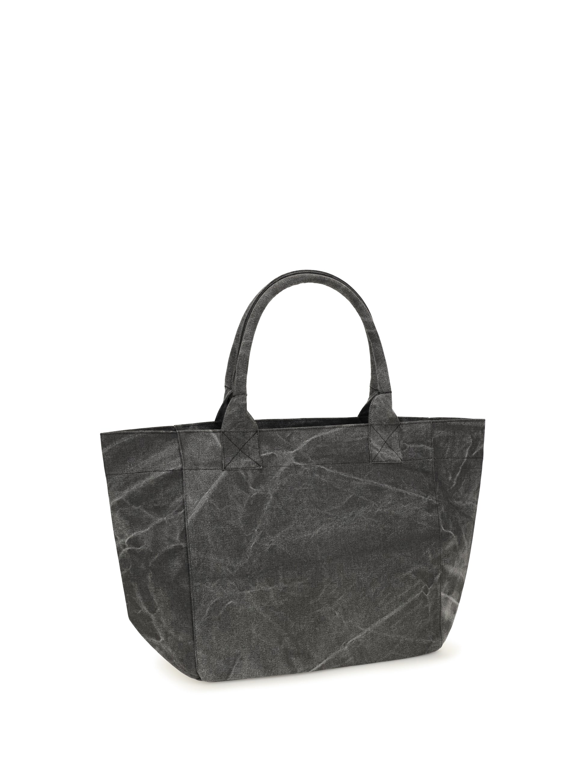Ganni Women Medium Trapeze Flower-Print Shopping Bag GANNI