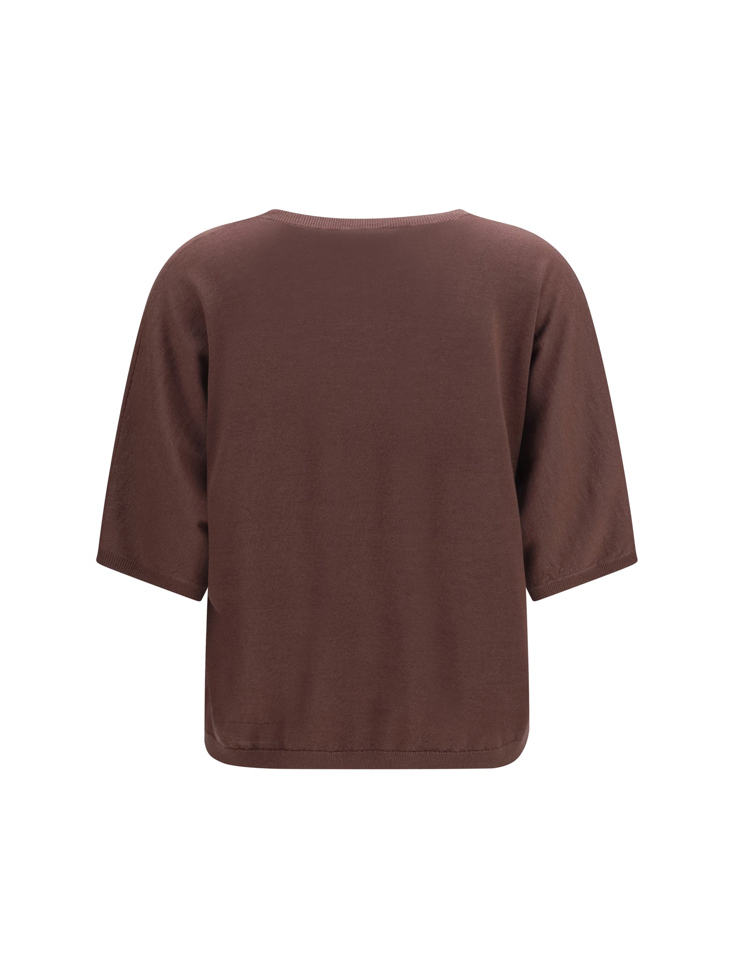 Brunello Cucinelli Women Short-Sleeve Cashmere And Silk Sweater BRUNELLO CUCINELLI