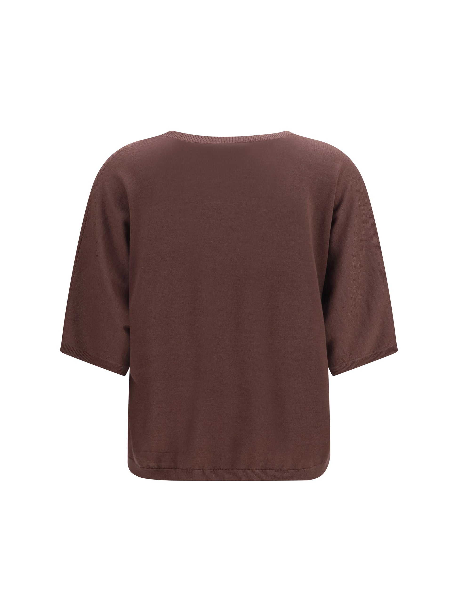 Brunello Cucinelli Women Short-Sleeve Cashmere And Silk Sweater BRUNELLO CUCINELLI