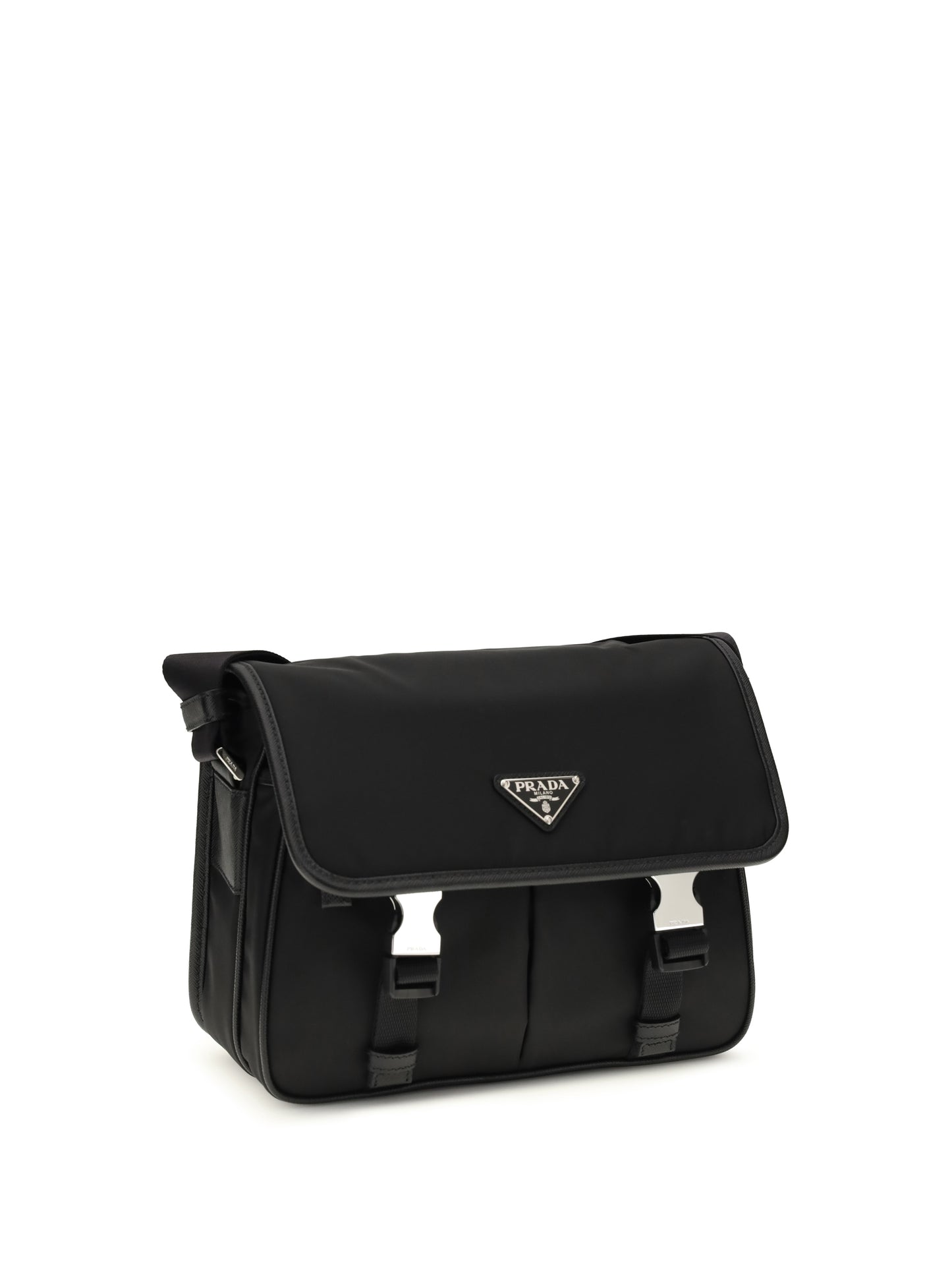 Prada Men Re-Nylon And Saffiano Shoulder Bag PRADA