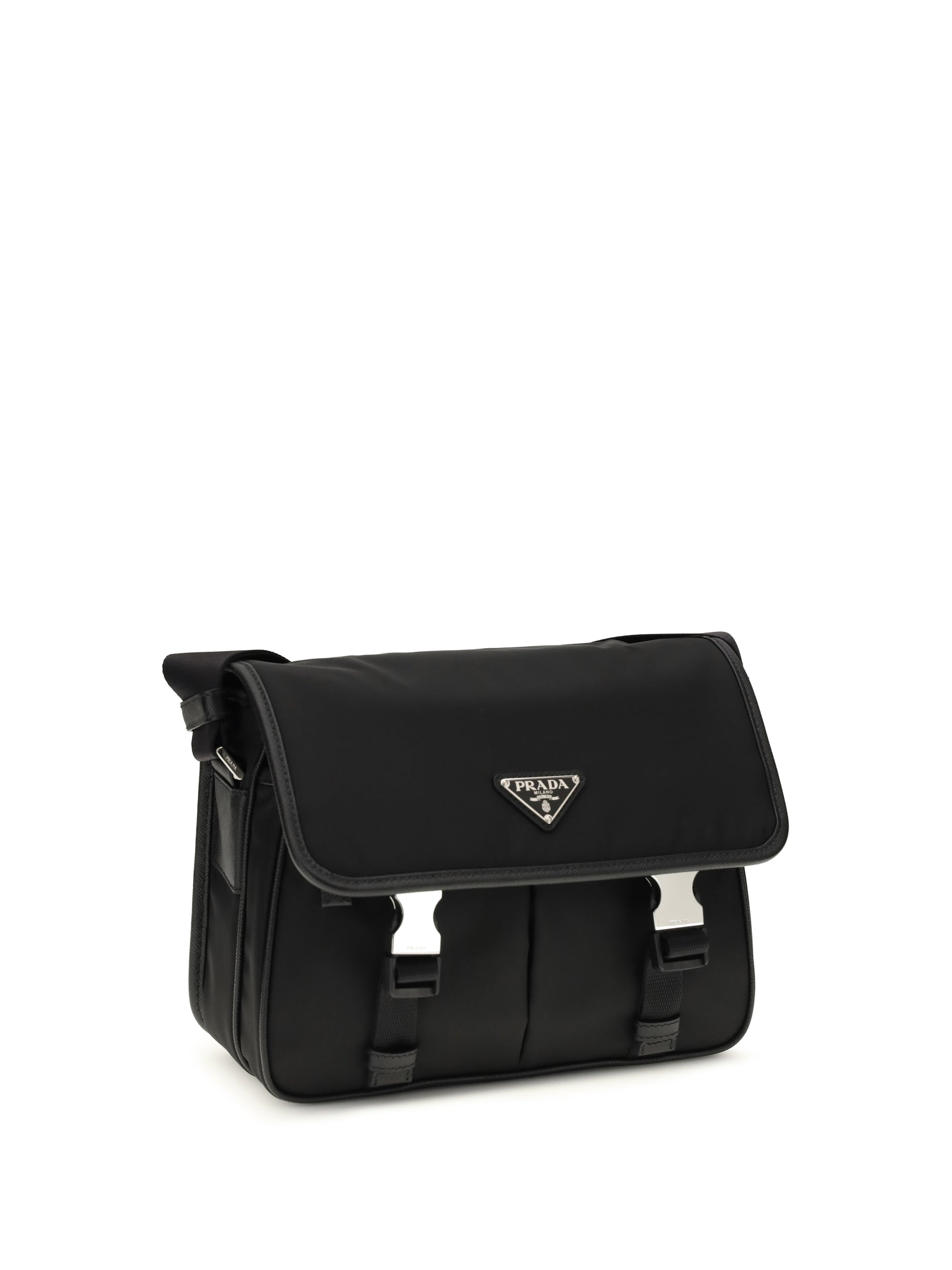 Prada Men Re-Nylon And Saffiano Shoulder Bag PRADA