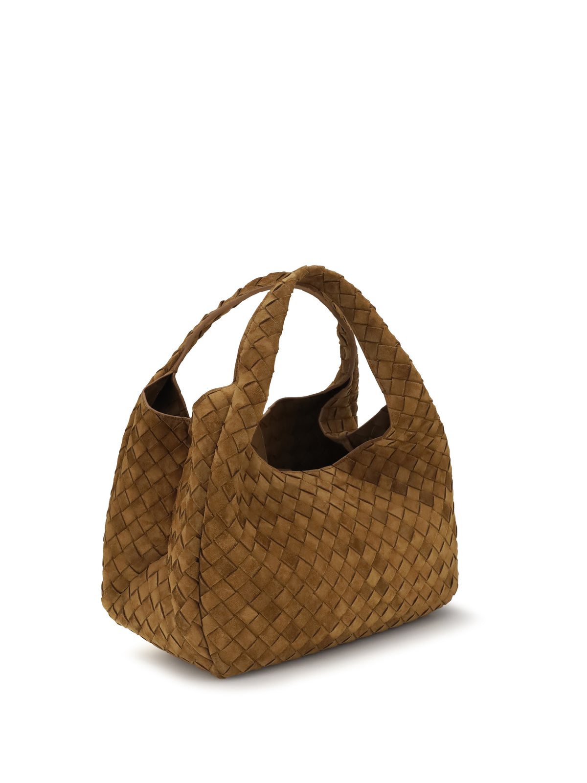 Bottega Veneta Women Campana Suede Handbag BOTTEGA VENETA