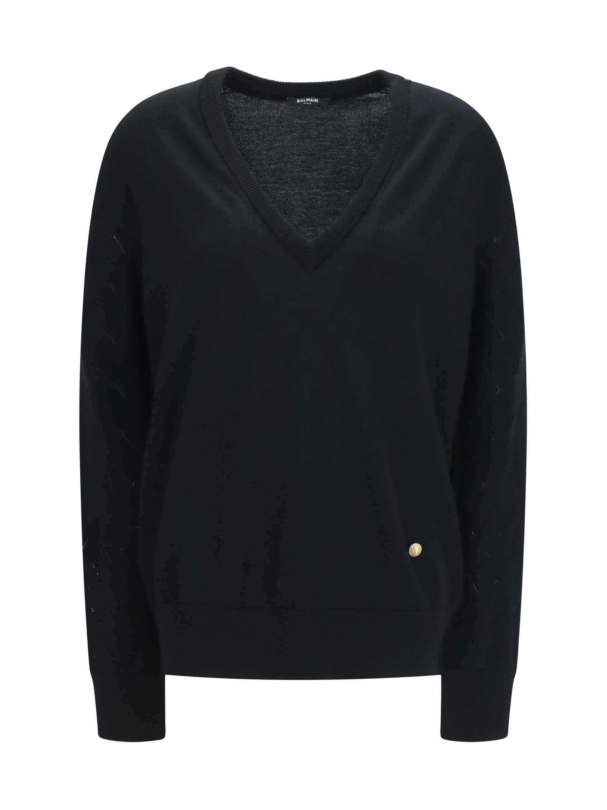 Balmain Women V-Neck Sweater BALMAIN